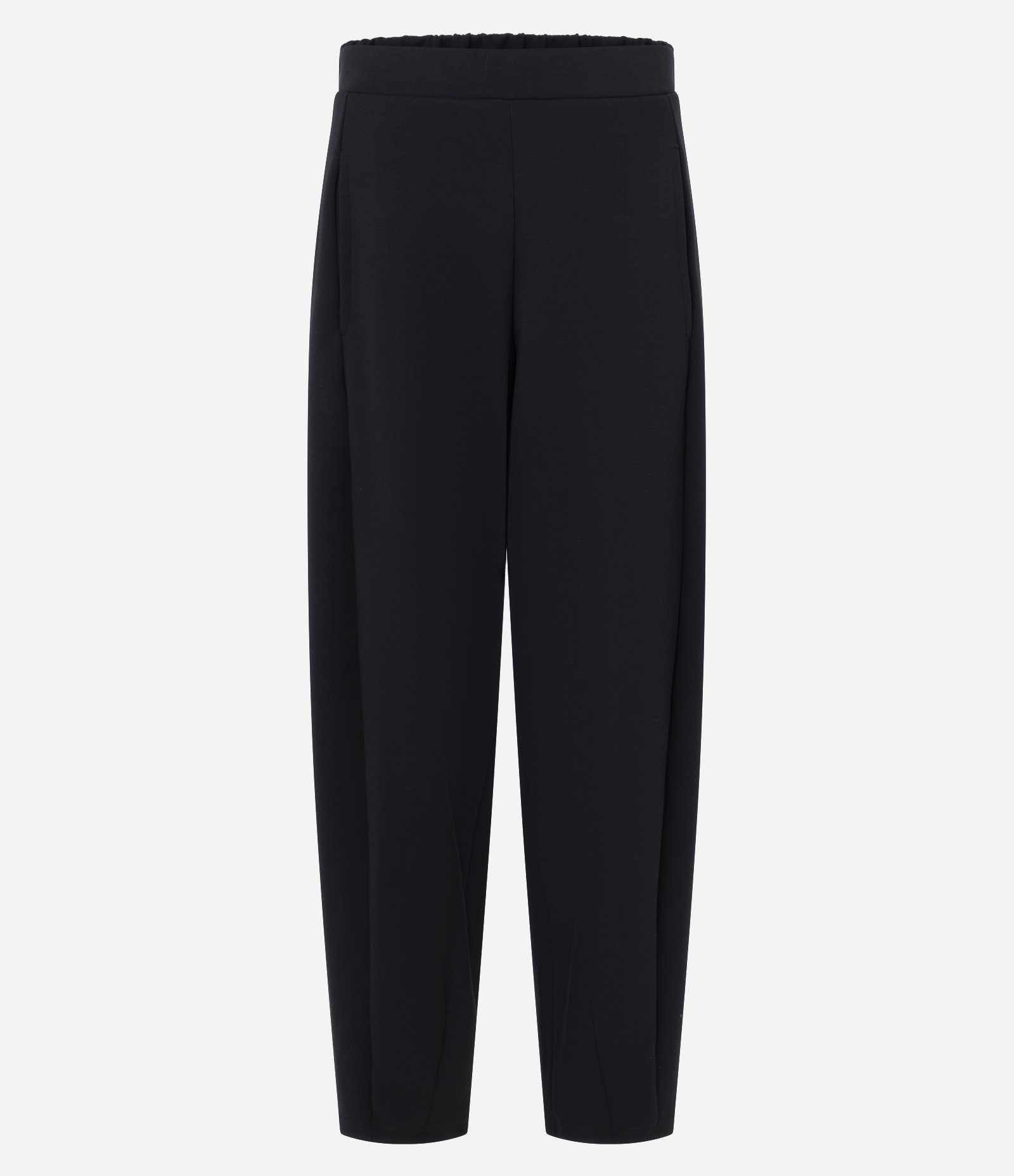 Calça Cocoon com Pregas Frontais Preto 6