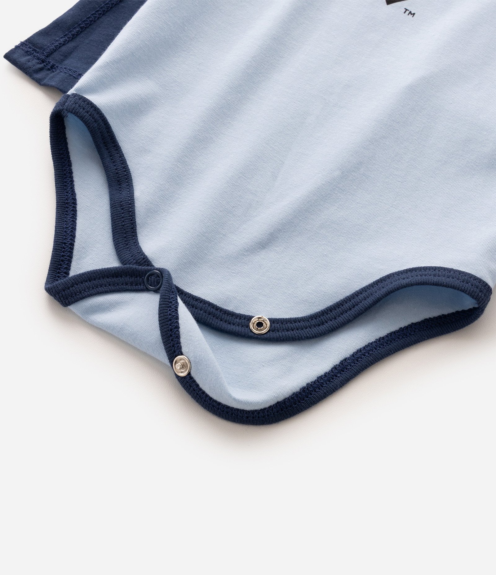 Body Bebê Cotton Super Homem Com Capa Removível Tam 03 a 18 Meses Azul 4