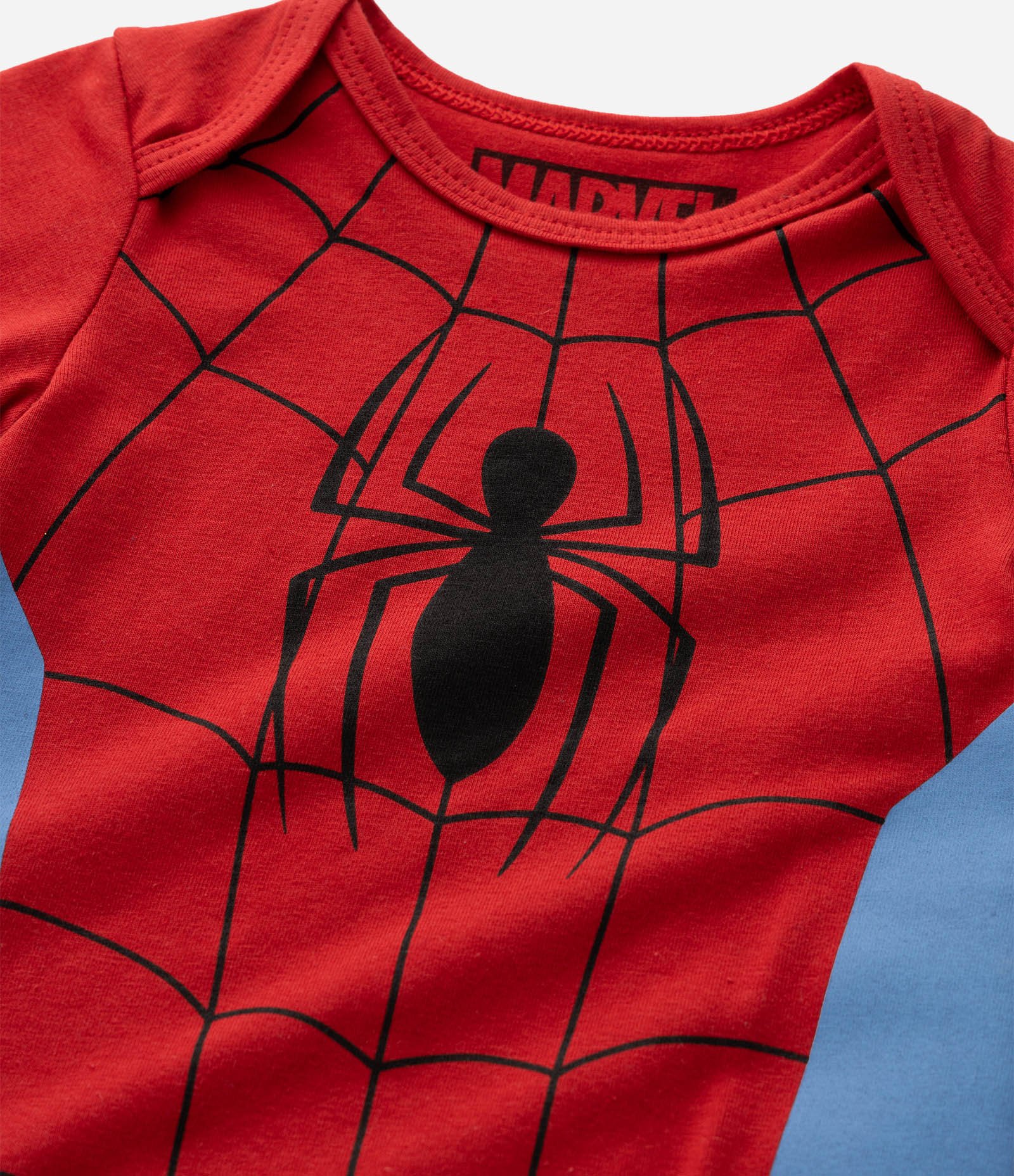 Body Infantil Em Algodão Homem Aranha - Tam 0 a 18 Meses Vermelho 6