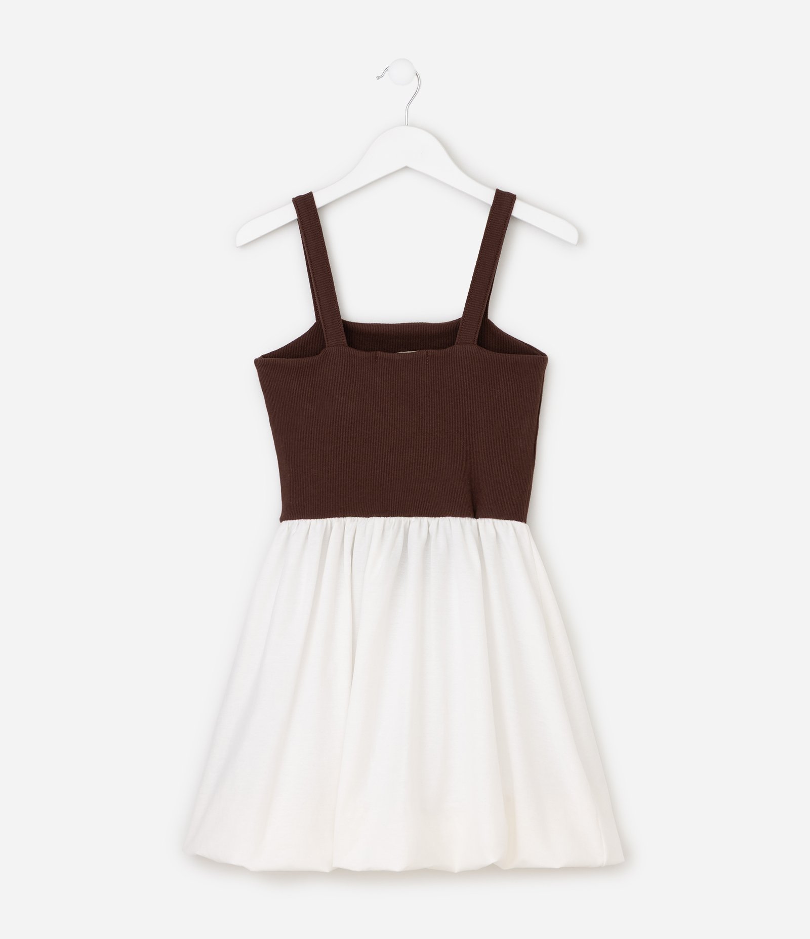 Vestido Infantil Em Algodão - Tam 5 a 16 Anos Marrom 5