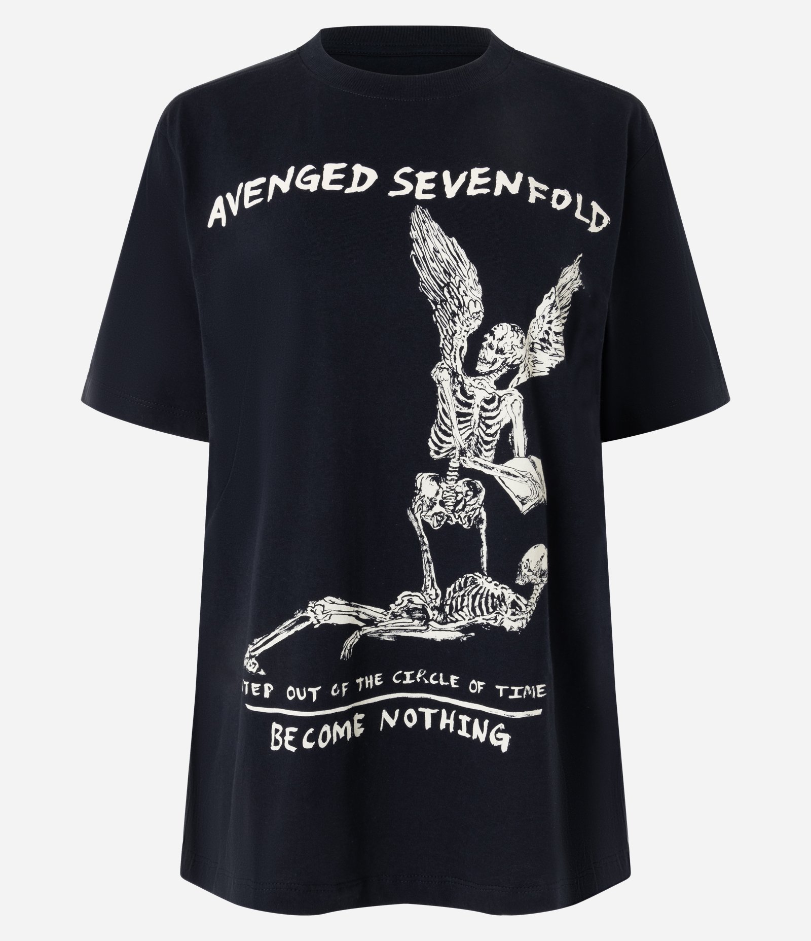 Camiseta em Algodão do Avenged Sevenfold Preto 5