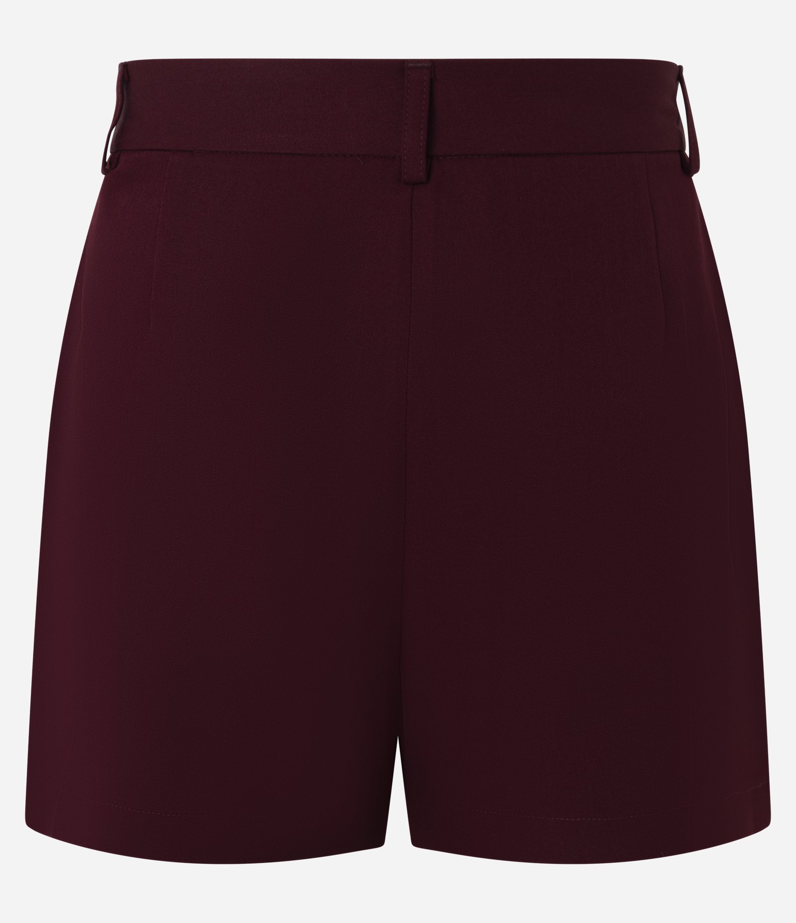 Short Alfaiatado com Pregas Vinho 7