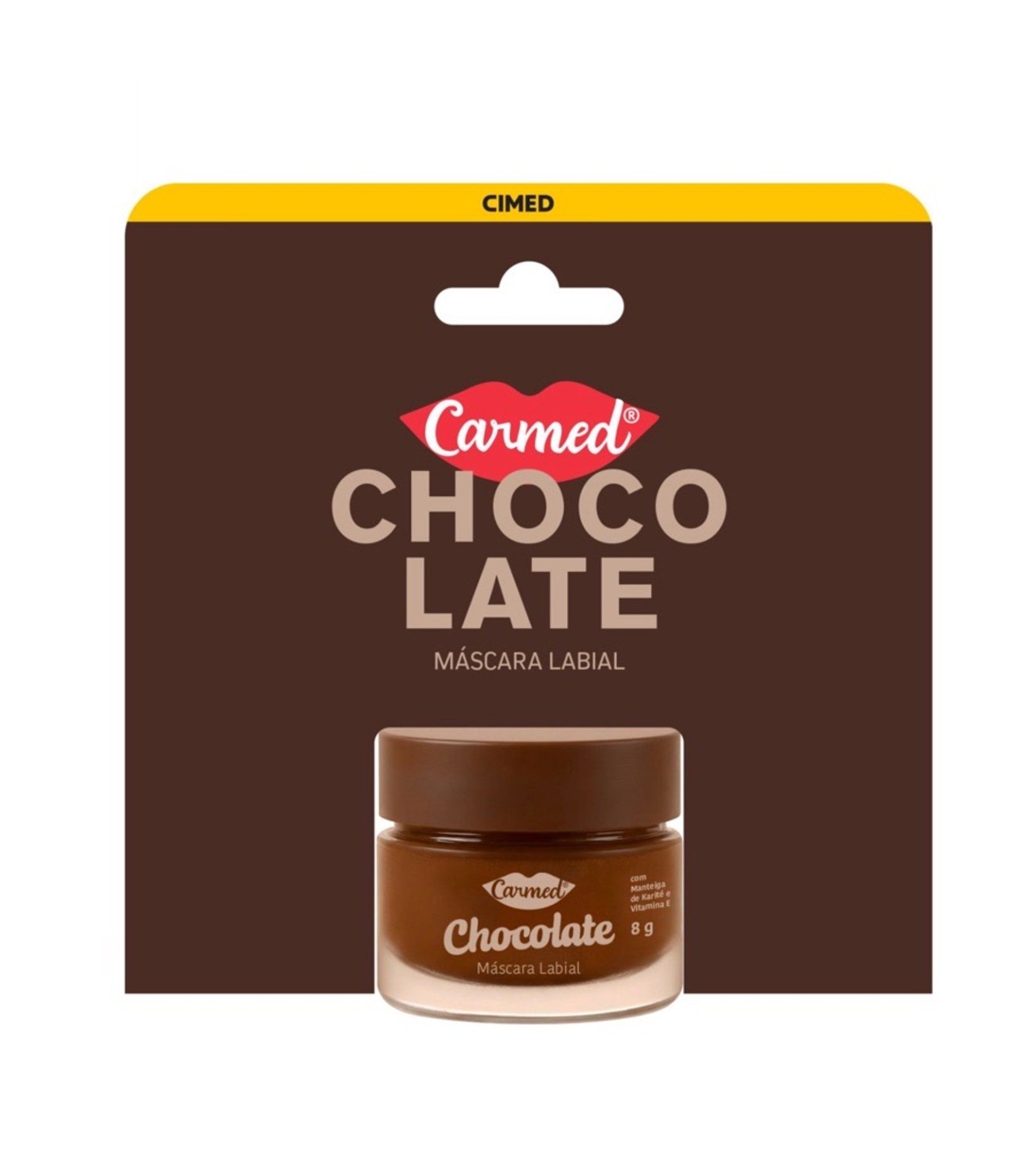 Máscara Labial Hidratante Chocolate Carmed 8g 2