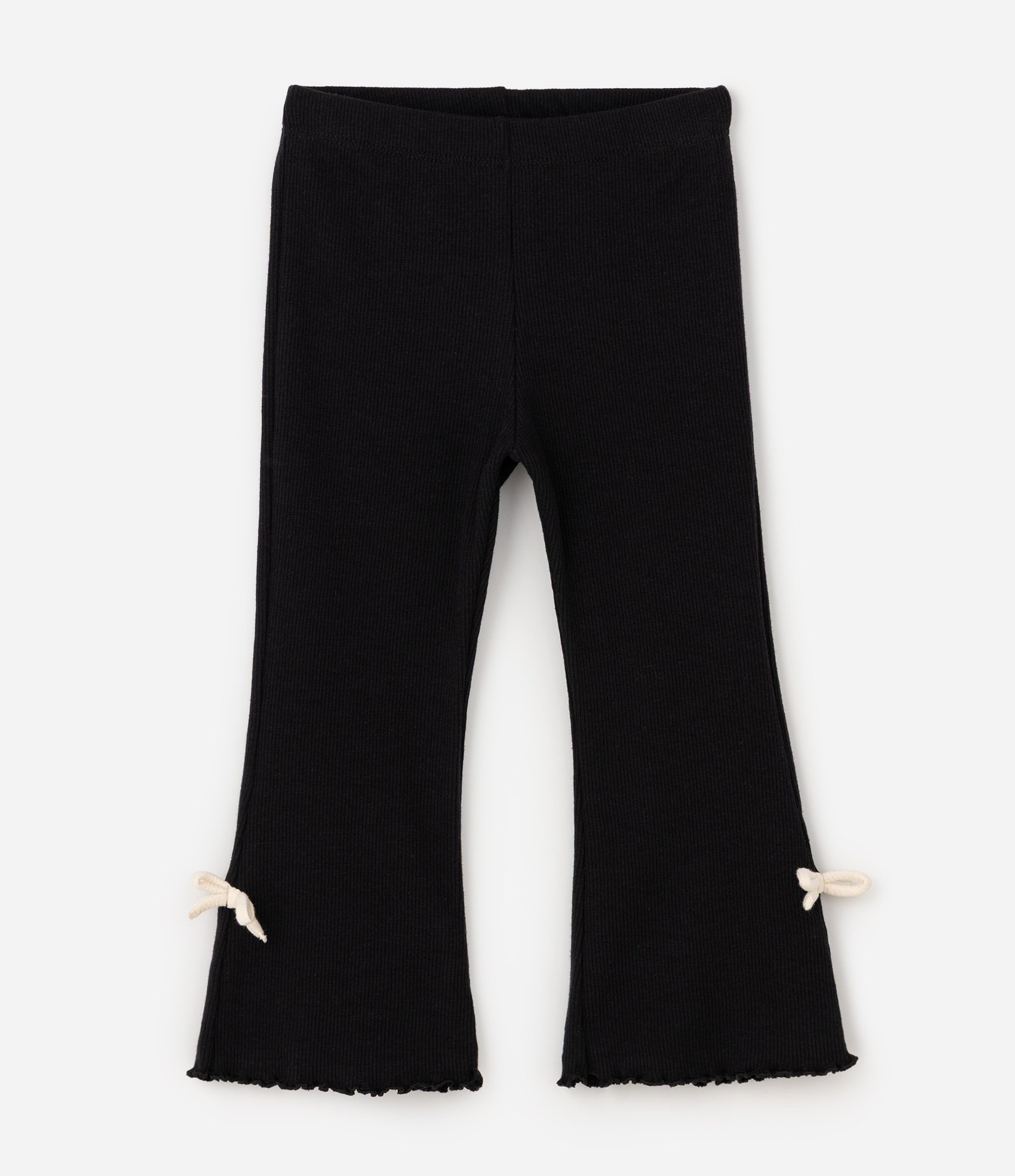 Conjunto Infantil Blusa Poá e Calça com Lacinhos - Tam 1 a 6 Anos Preto 4