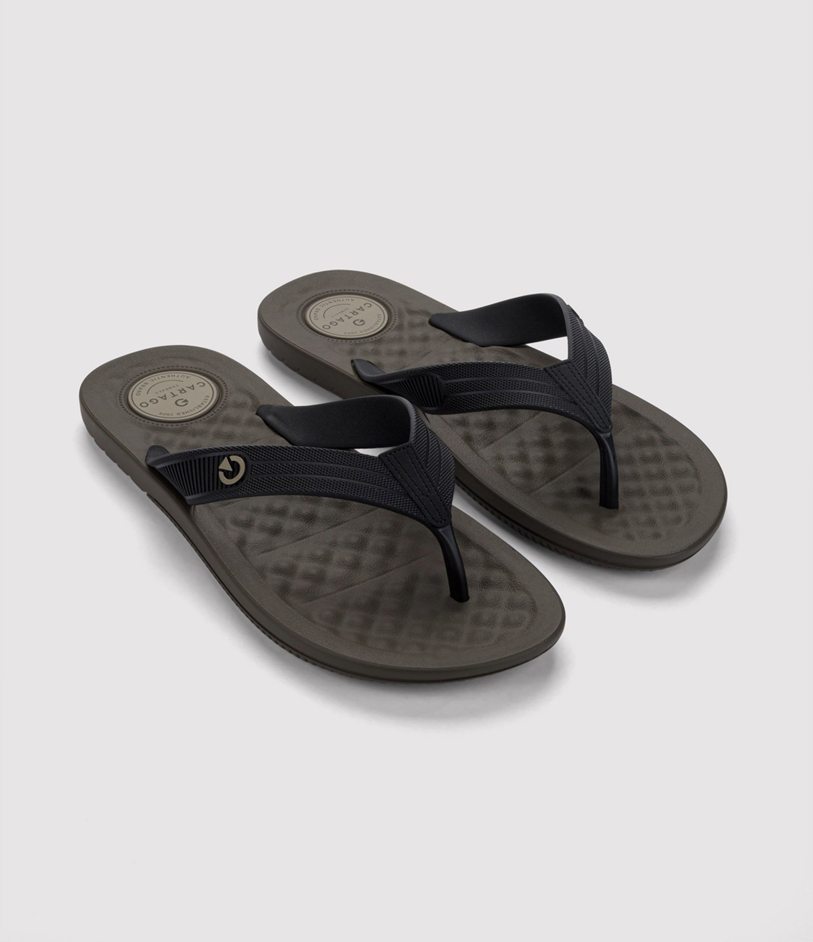 Chinelo PVC Cartago Arizona Light Dedo AD Liso Marrom 5