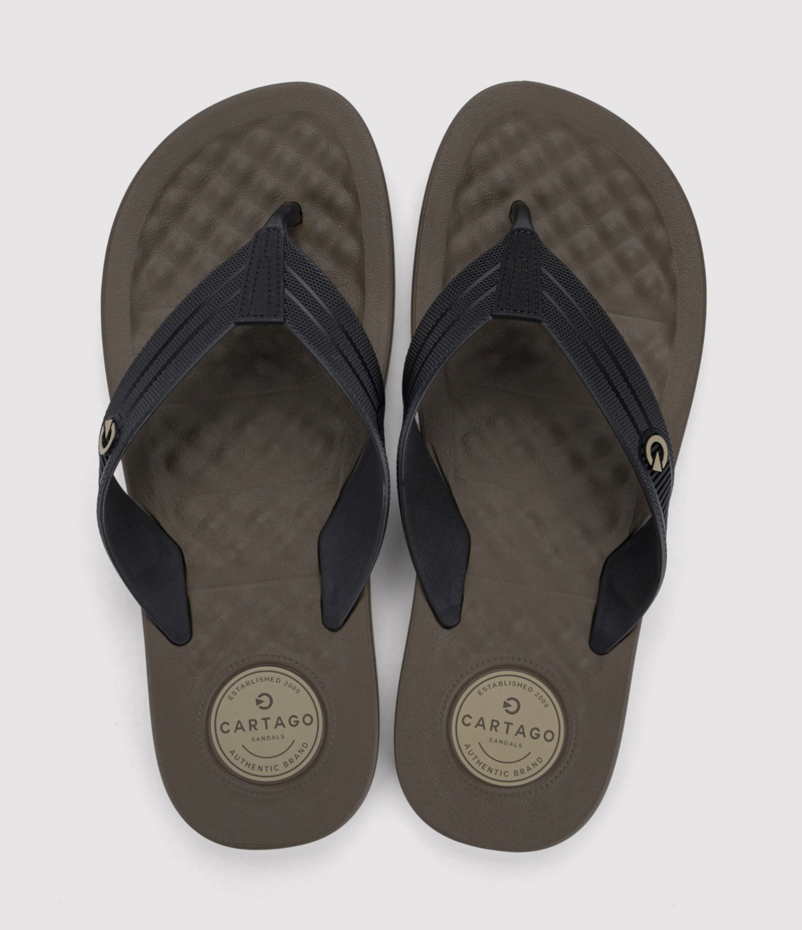 Chinelo PVC Cartago Arizona Light Dedo AD Liso Marrom 3