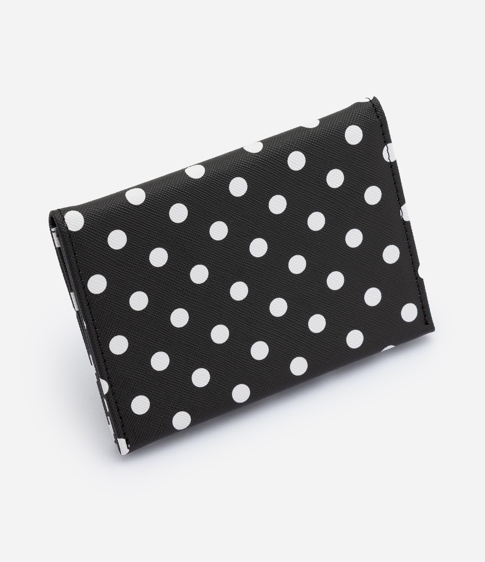 Carteira Envelope com Estampa Poá Preto 2