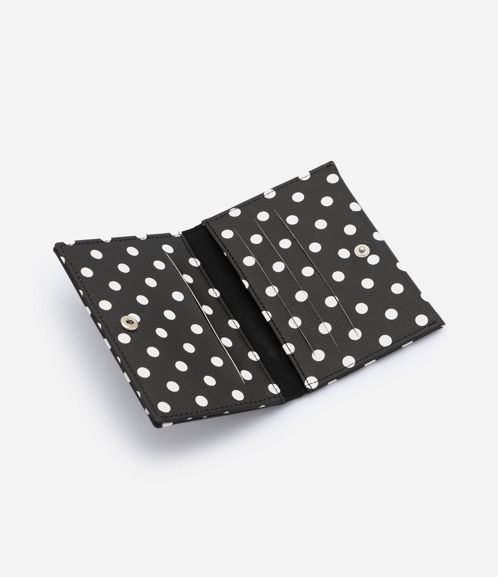 Carteira Envelope com Estampa Poá Preto 5