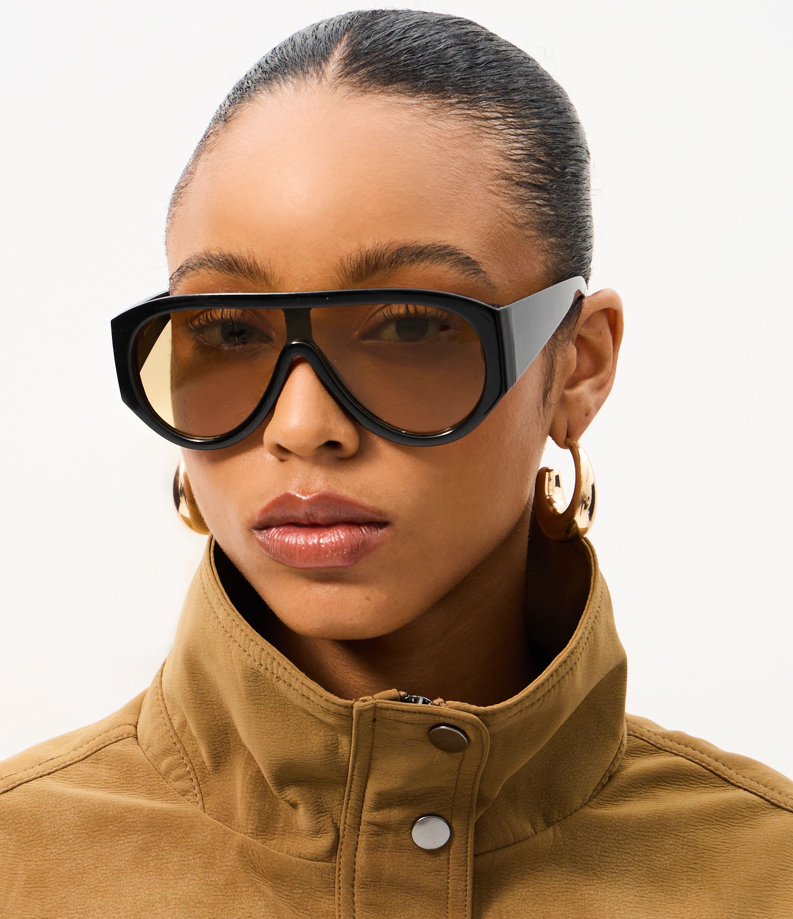 Óculos Máscara com Lentes Escuras Preto 1