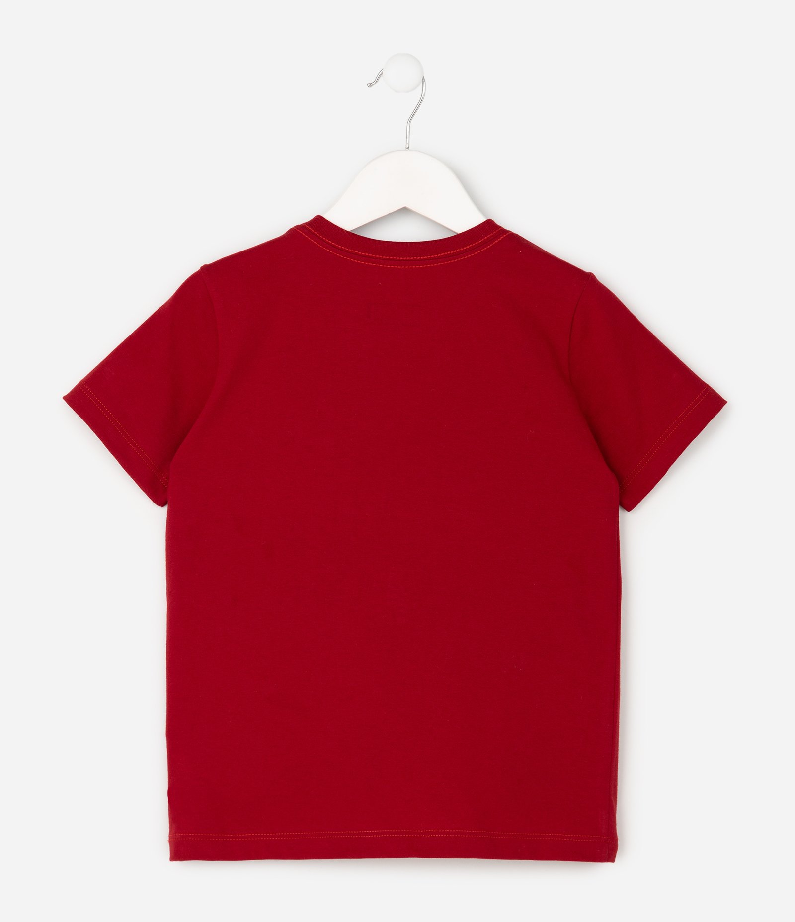 Camiseta Infantil em Algodão Spider-Man Brooklyn New York - Tam 4 a 12 Anos Vermelho 4