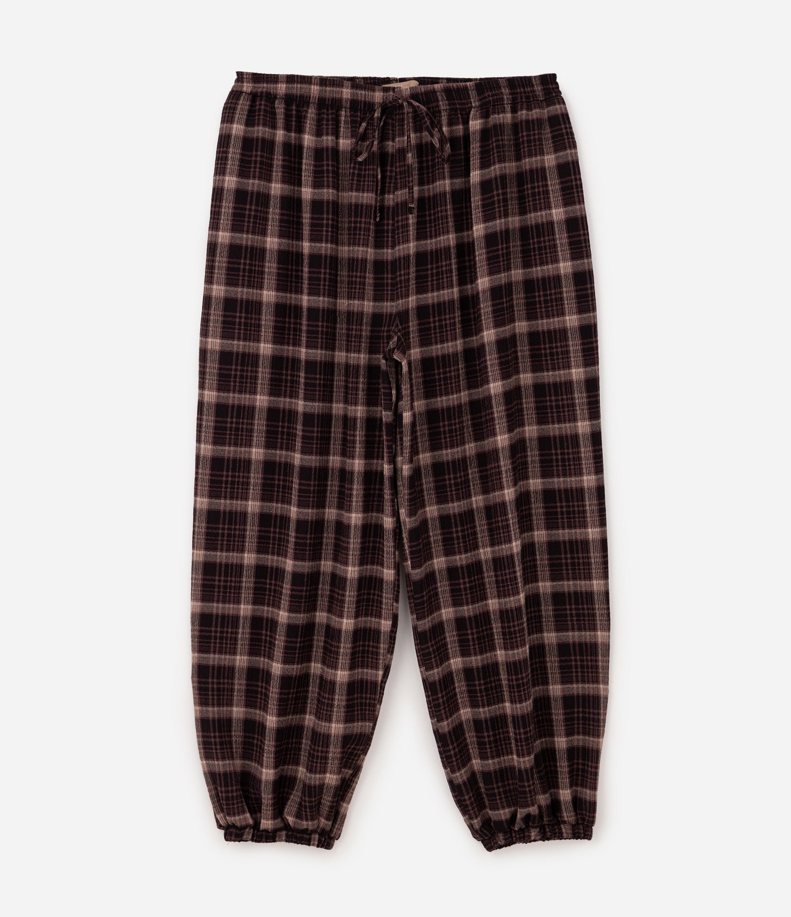 Calça Aladim Xadrez com Cós Ajustável Curve & Plus Size Preto 6