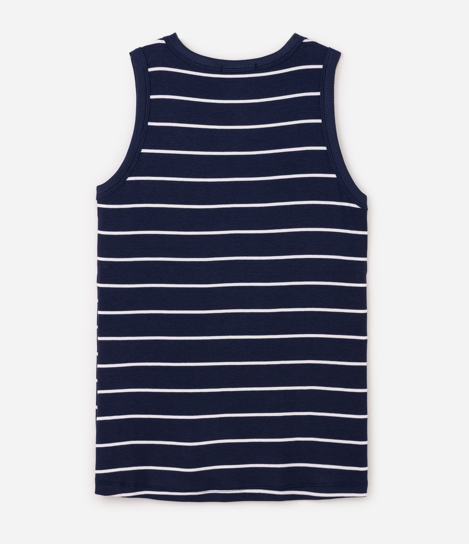 Blusa em Ribana Listrada Curve & Plus Size Azul 6