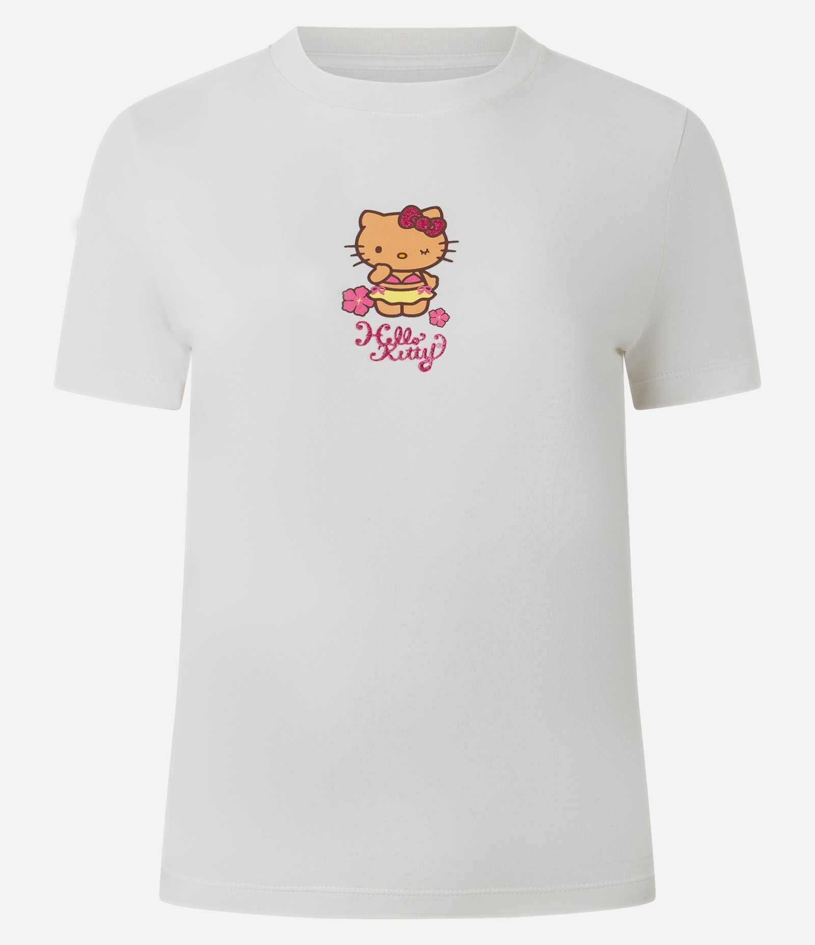 Camiseta New Tshirt em Algodão Hello Kitty Branco 5