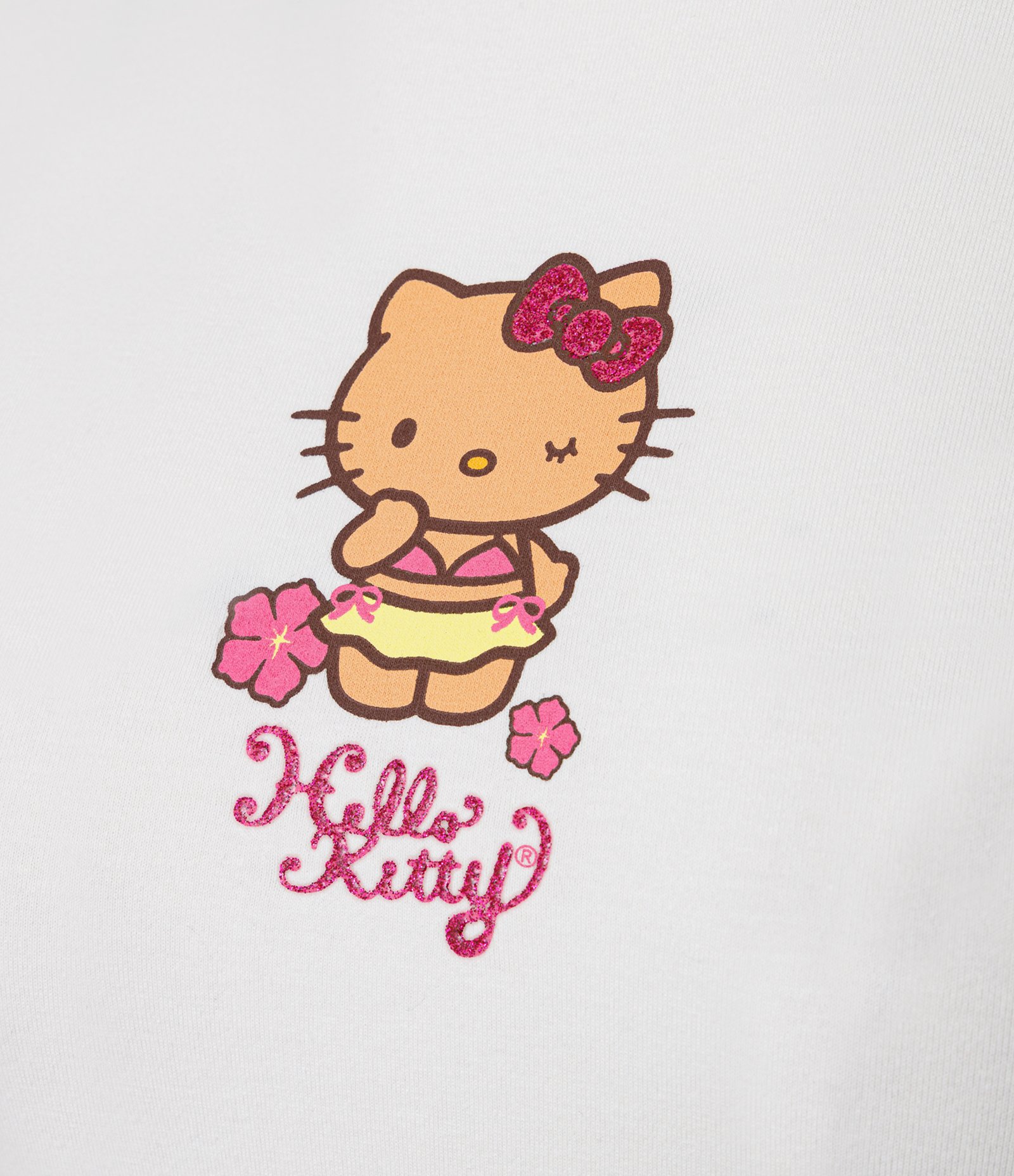 Camiseta New Tshirt em Algodão Hello Kitty Branco 6