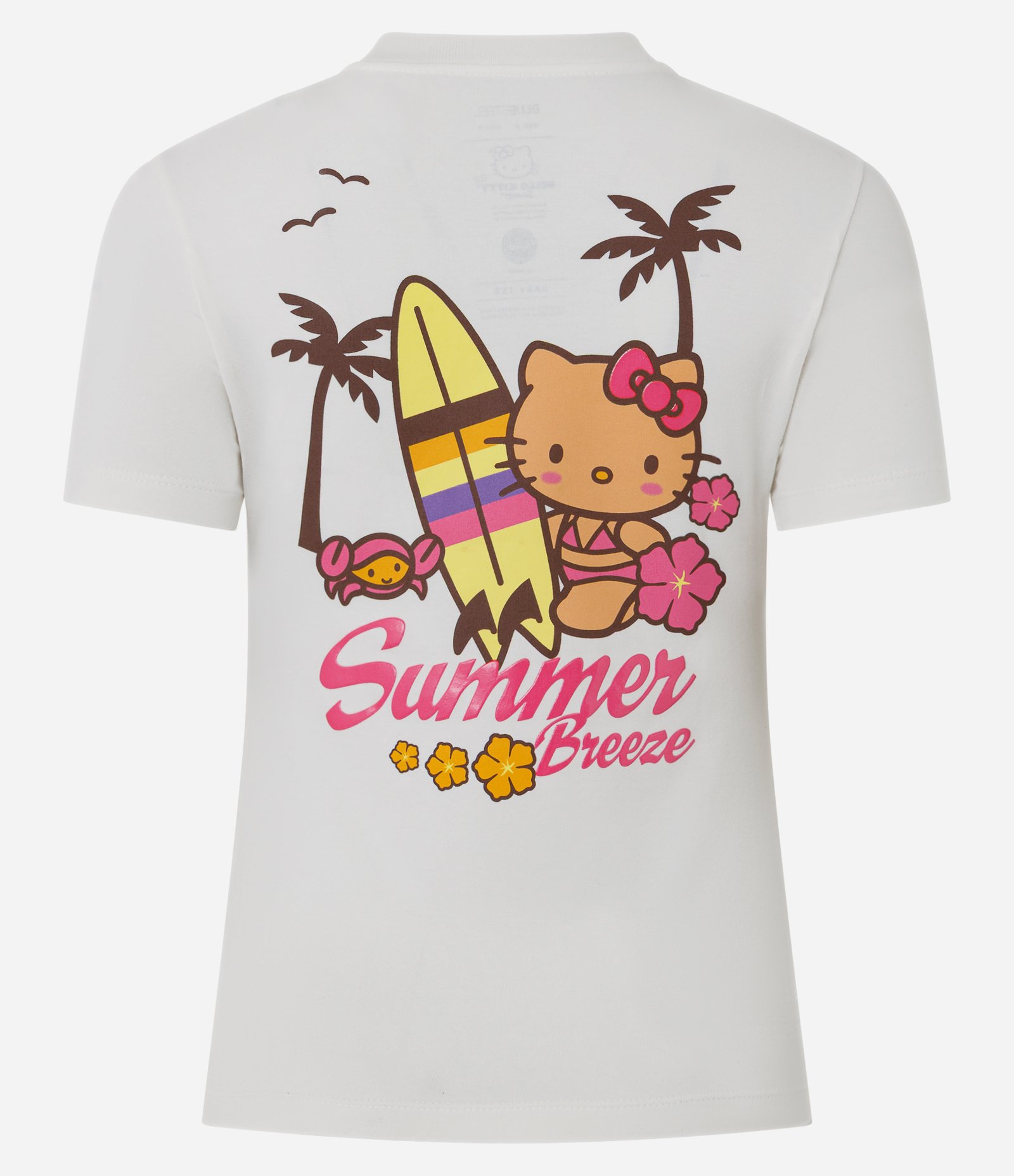 Camiseta New Tshirt em Algodão Hello Kitty Branco 7