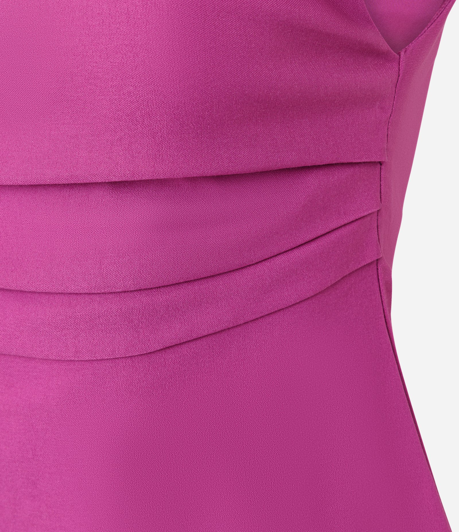 Blusa Assimétrica em Bengaline com Drapeado Lateral Roxo 2