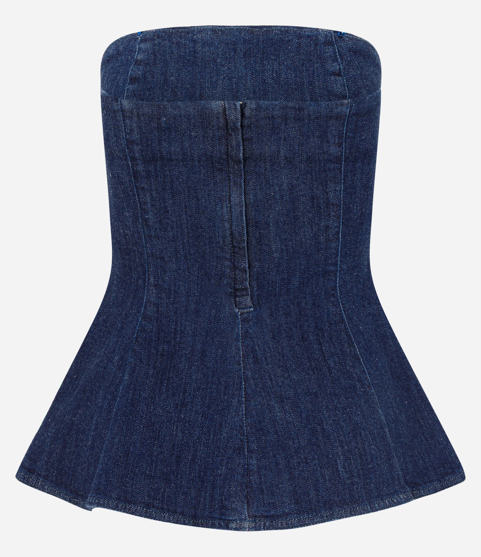 Blusa Tomara que Caia Jeans com Recortes Azul 6
