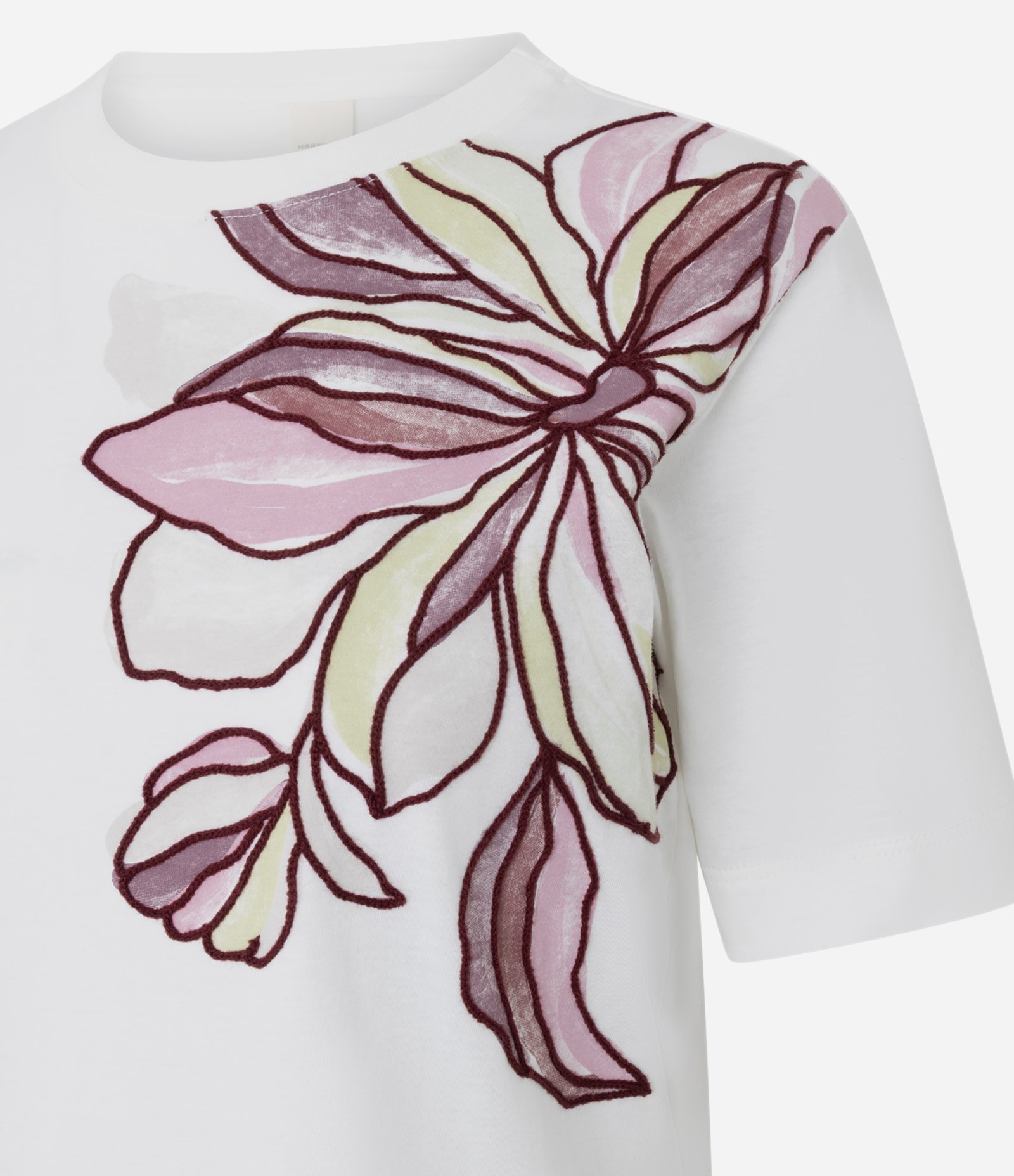 Blusa Em Algodão com Bordado Floral Localizado Branco 6