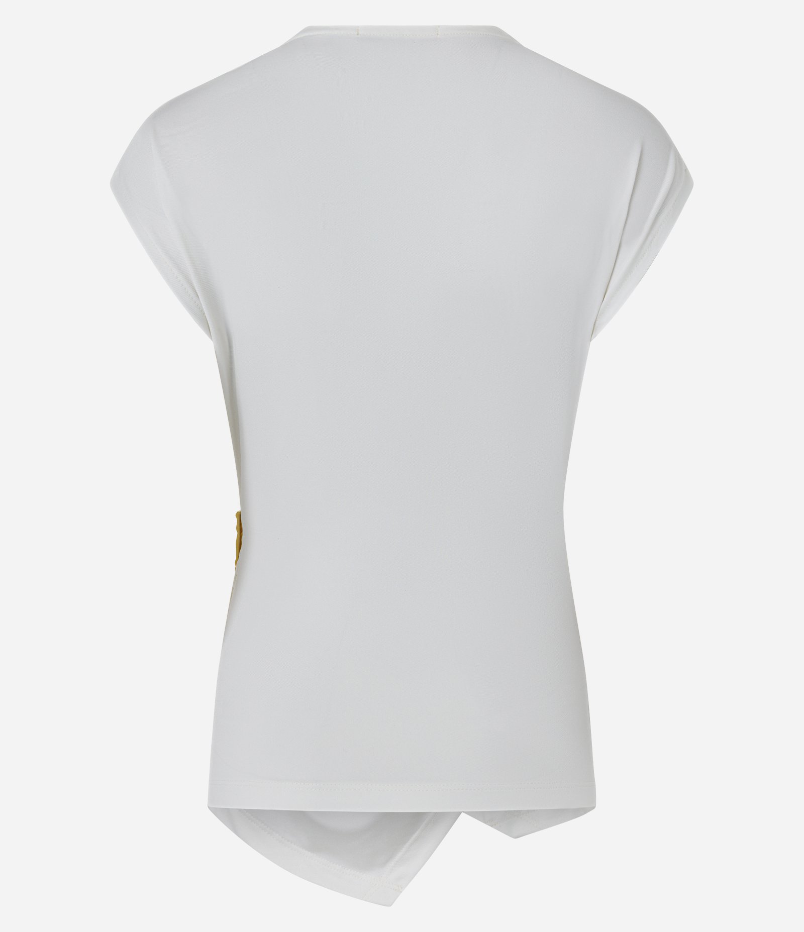 Blusa Transpassada com Aviamento Metalizado Branco 7