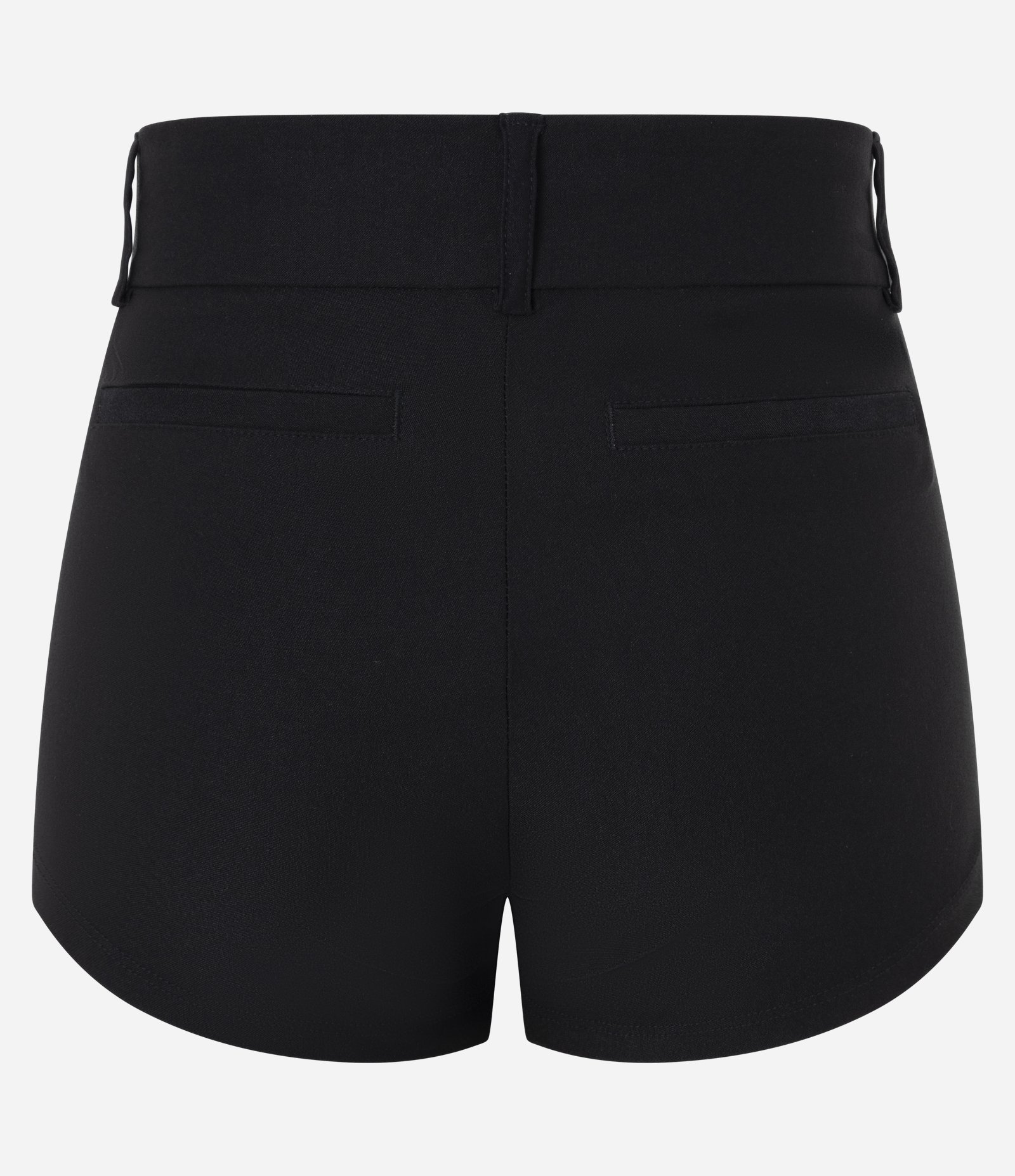 Mini Bermuda em Bengaline com Cintura Alta Preto 7