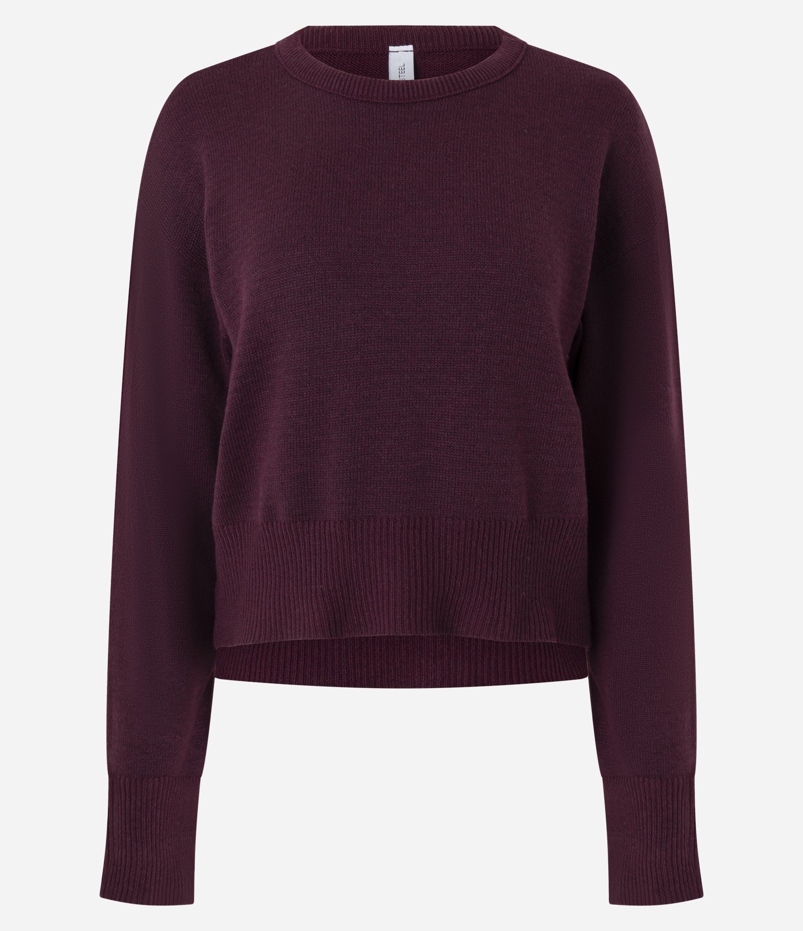 Suéter Oversized em Tricô Bordô 1