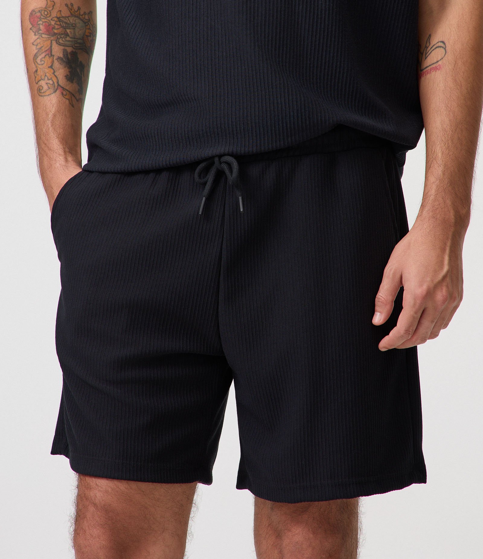 Bermuda Texturizada Preto 2