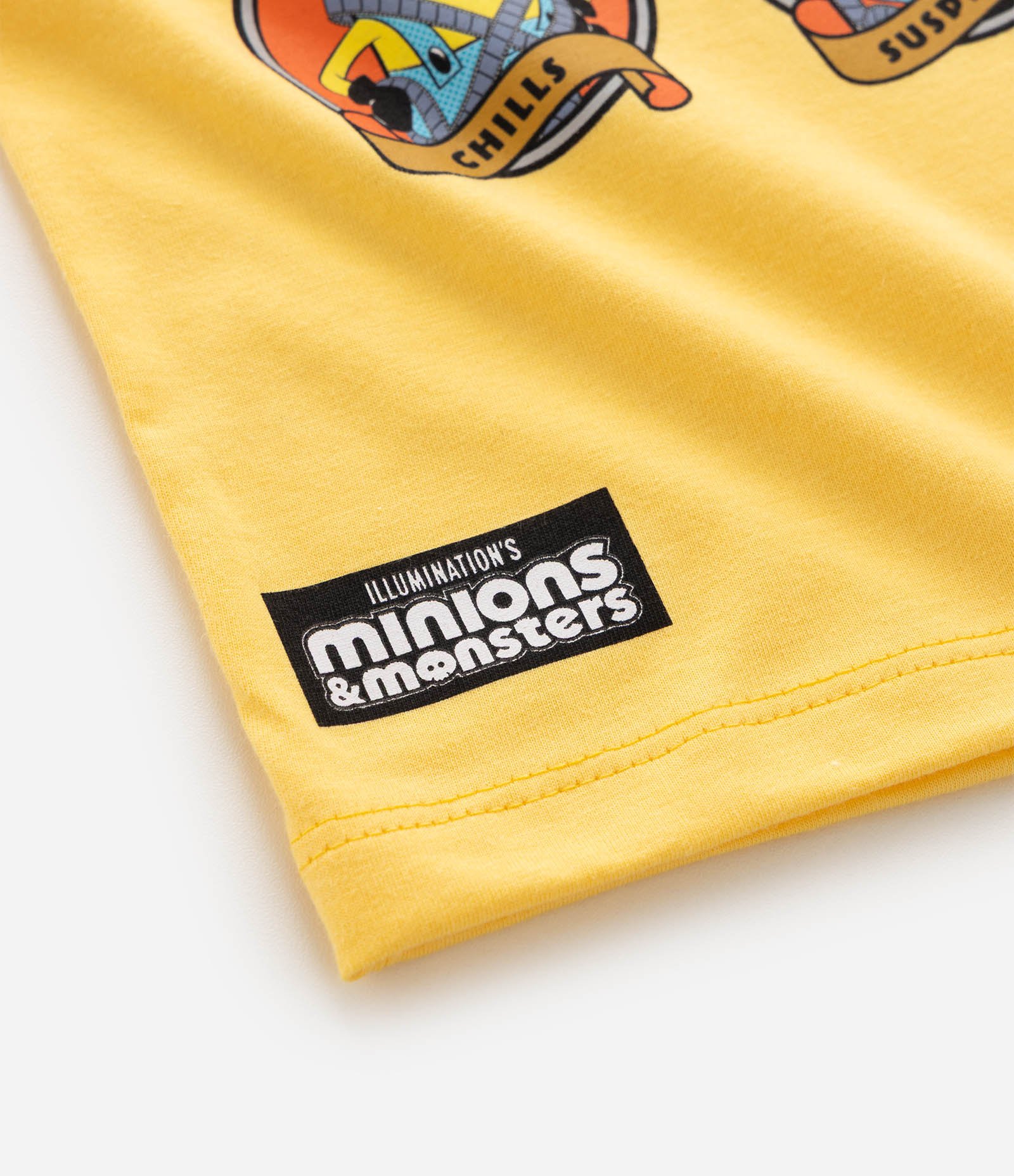 Camiseta em Algodão dos Minions Infantil - Tam 2 a 6 Anos Amarelo 3