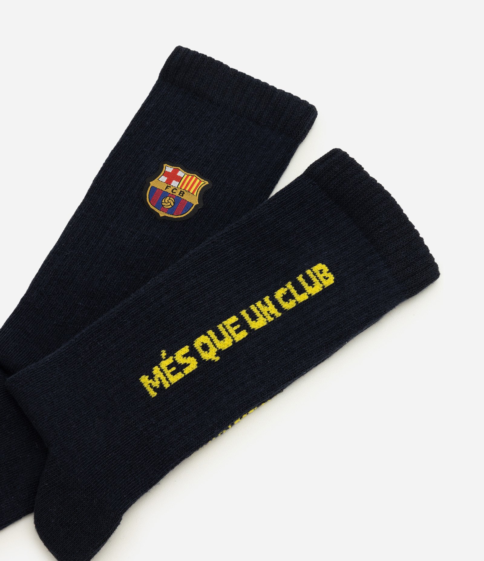 Meia Cano Alto do Barcelona Més Que Un Club Azul 4