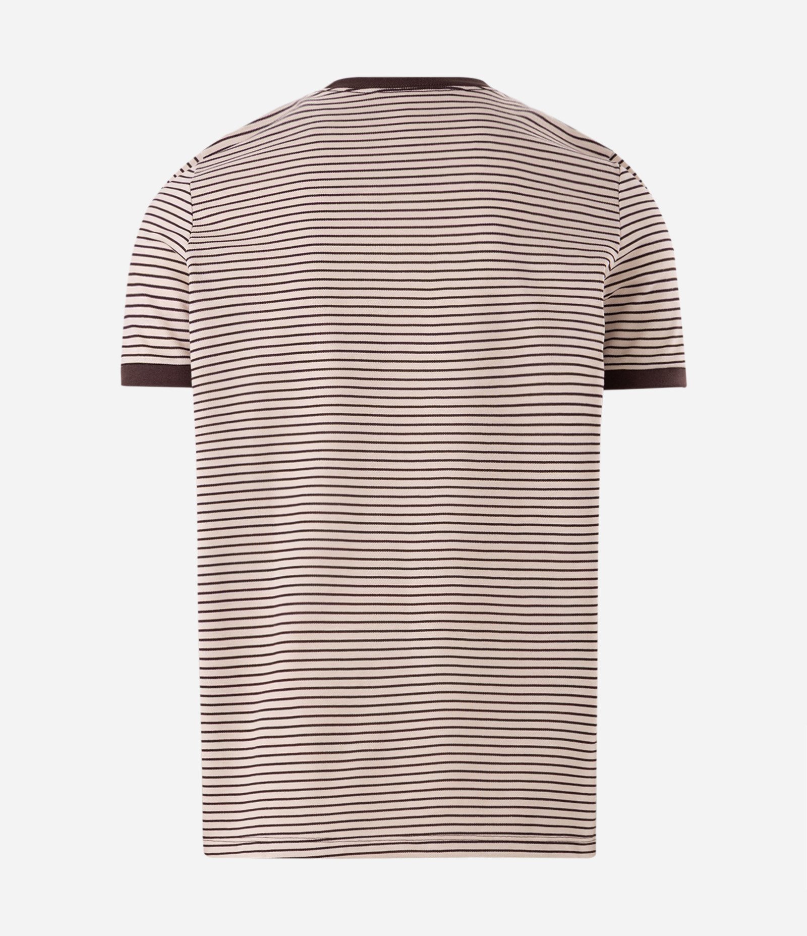 Camiseta Slim Listrada Bicolor Cinza 6