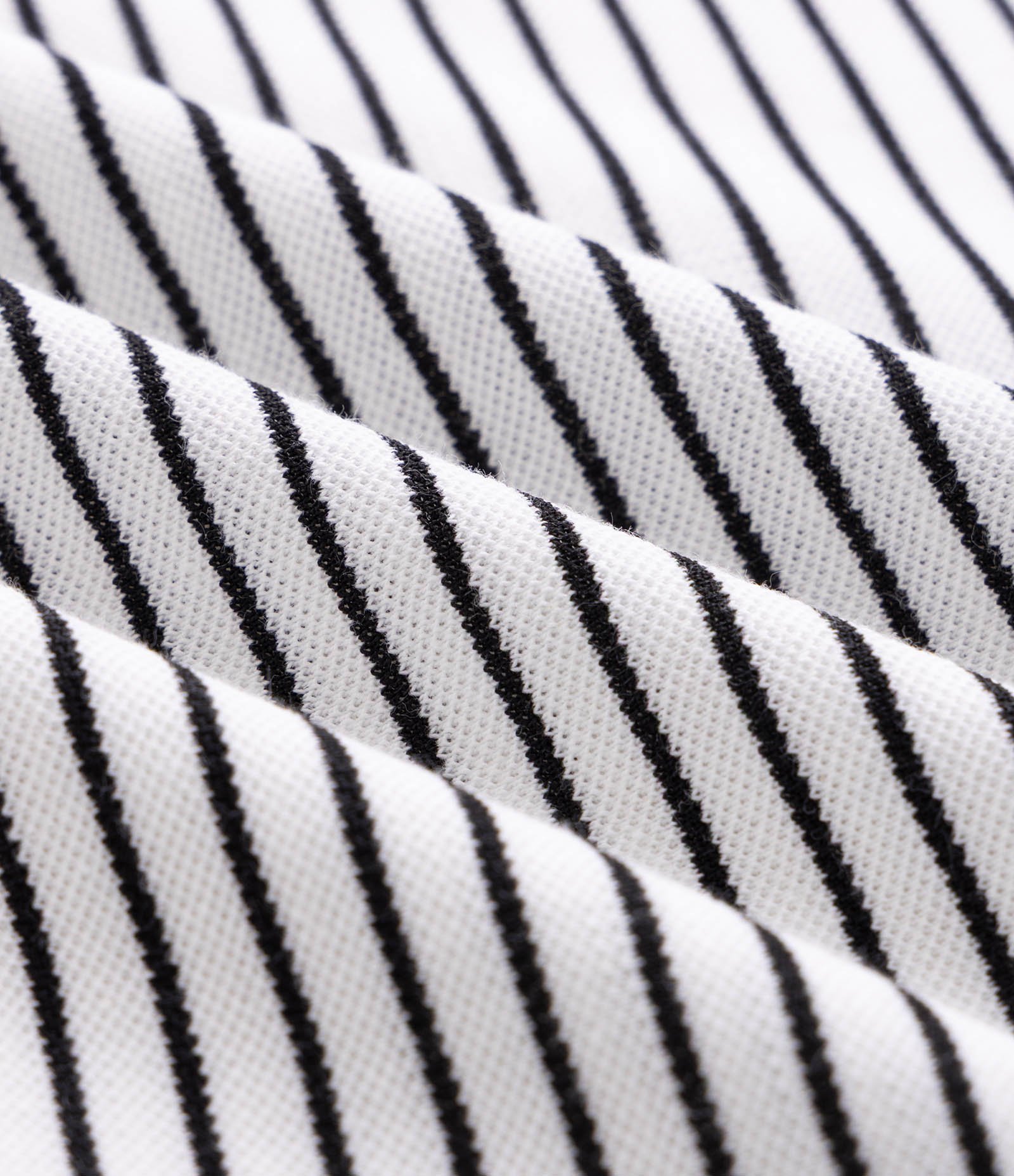 Camiseta Slim Listrada Bicolor Branco 3