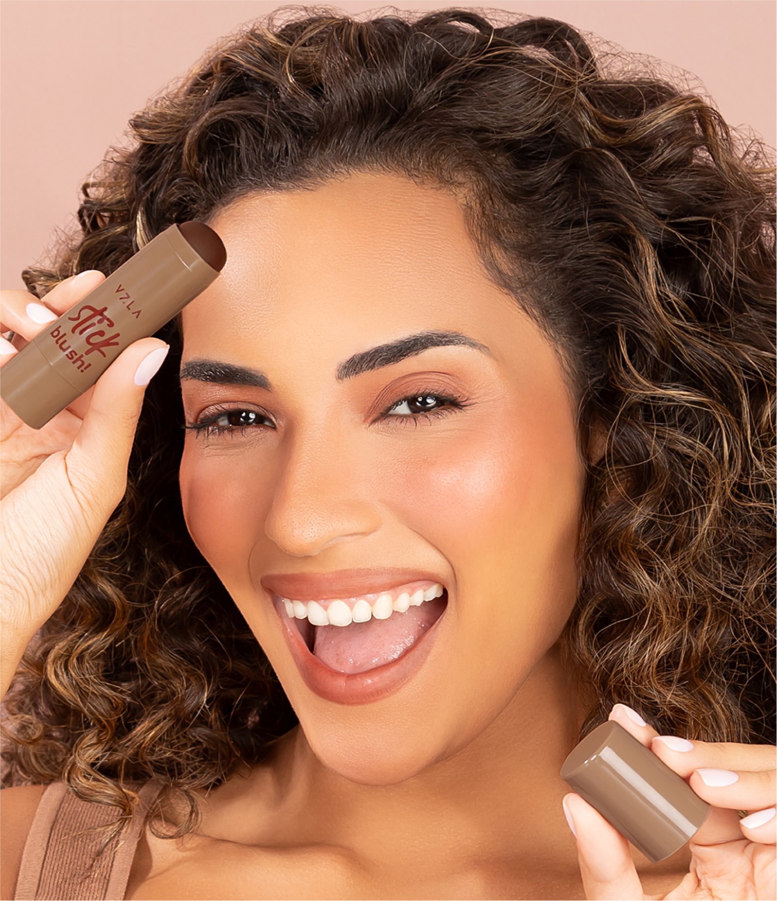 Stick Blush Cinnamon Vizzela Canela 4