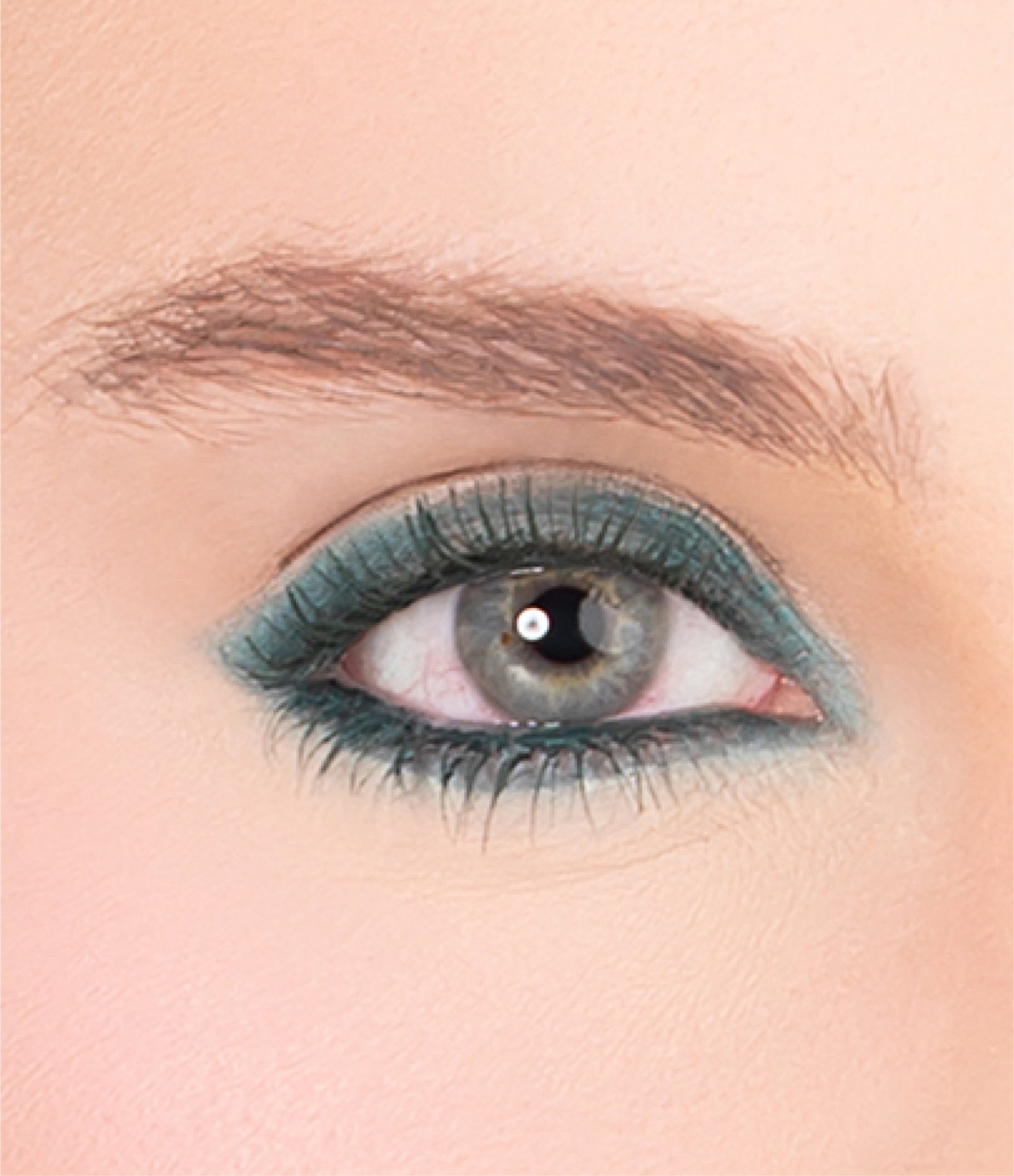 Mascara Para Cílios Big No Panda Olive Green Vizzela Verde 4
