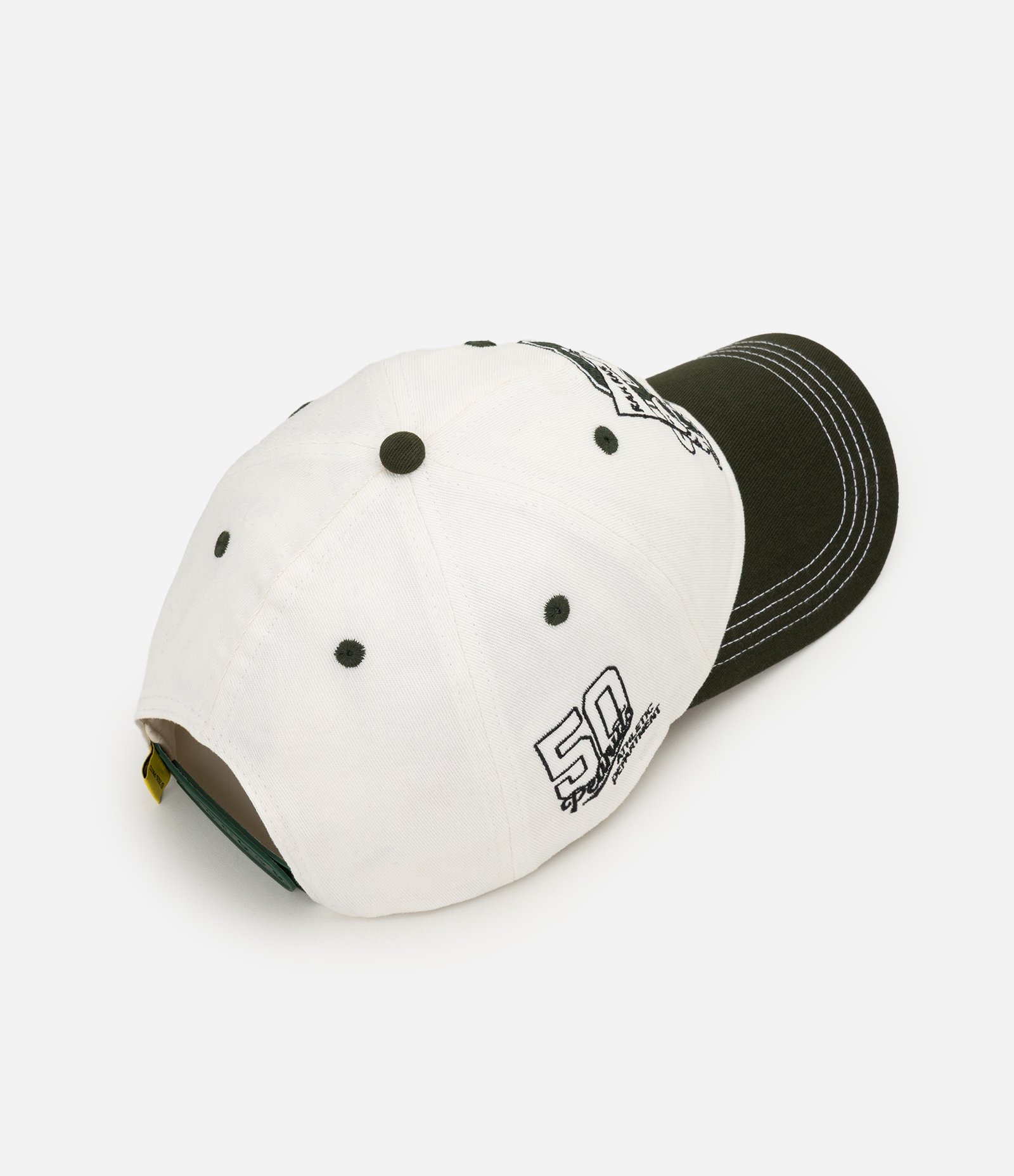 Boné 6 Panel em Algodão com Bordado Snoopy Verde 3