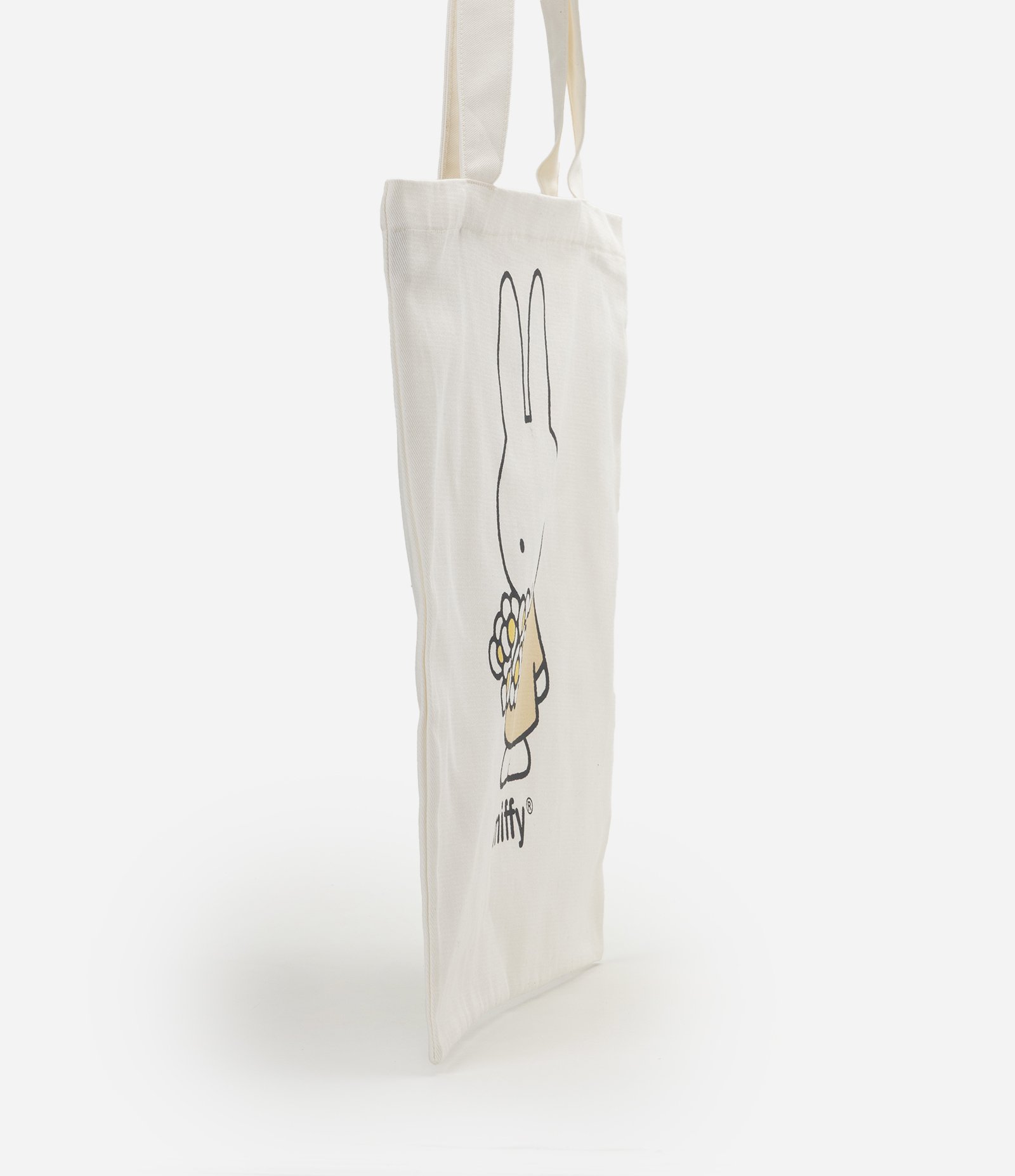 Sacola Dobrável Ecobag em Algodão com Estampa Miffy Off White 2