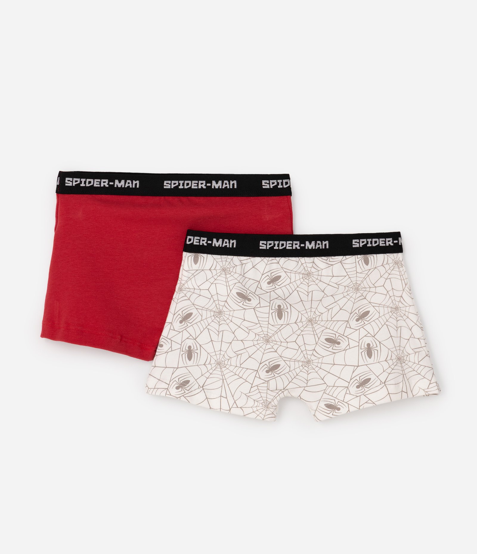 Kit 2 Cuecas Boxer Infantil Em Algodão Spider - Tam 4 a 10 Anos Multicores 2