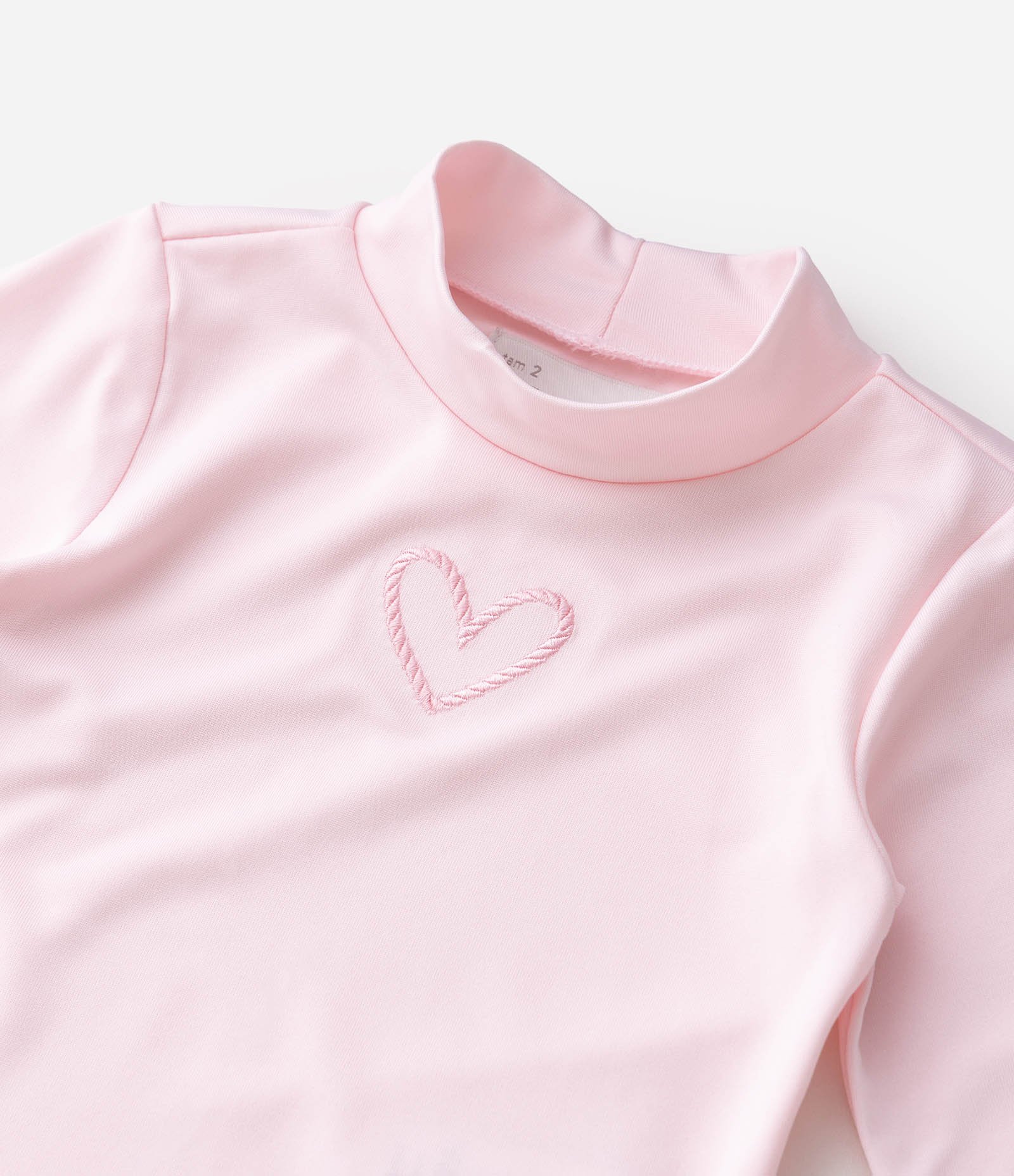 Blusa Slim Térmica com Gola Alta - Tam 1 a 6 Anos Rosa 5