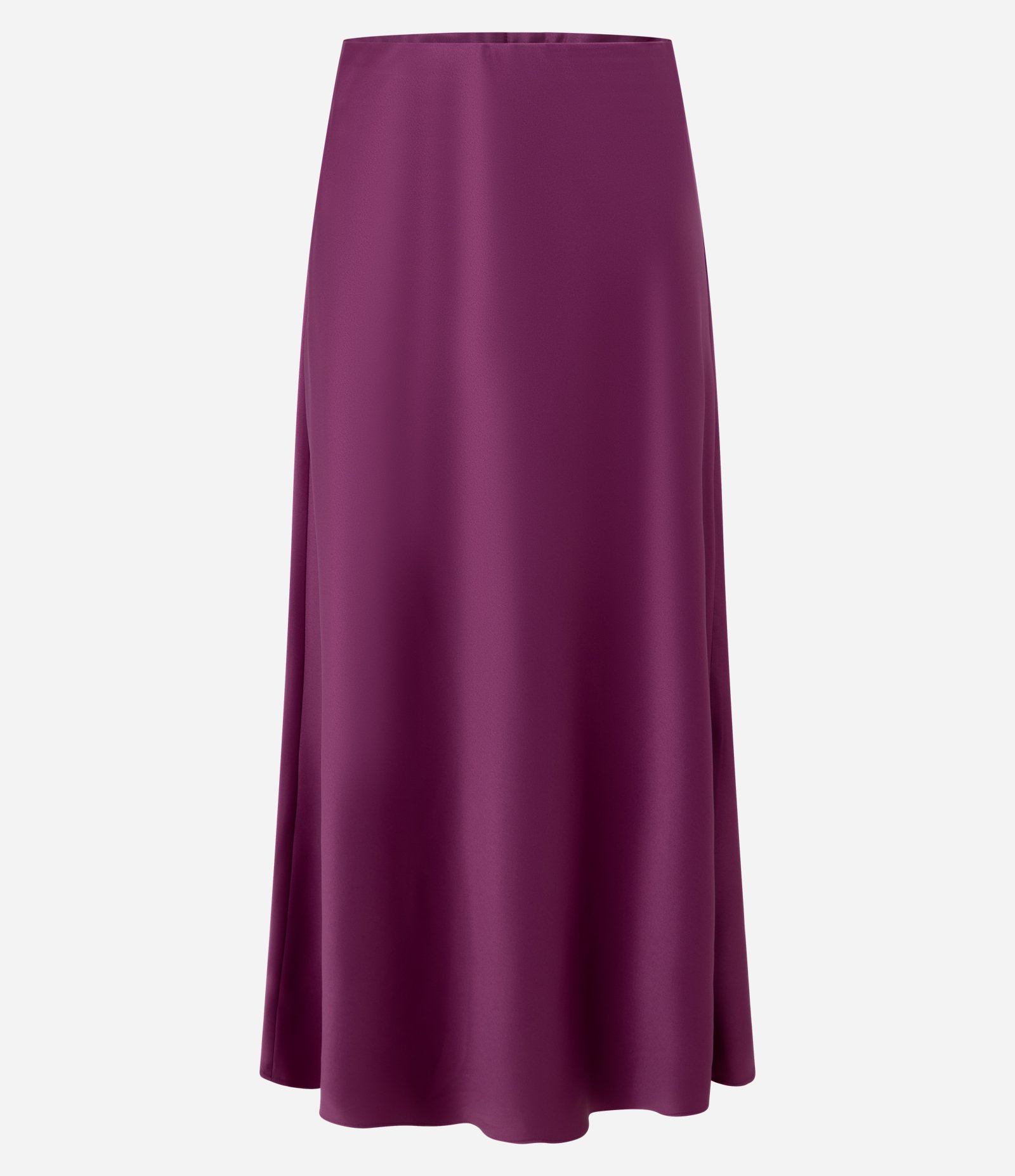 Saia Midi Slip Acetinada Rosa 1