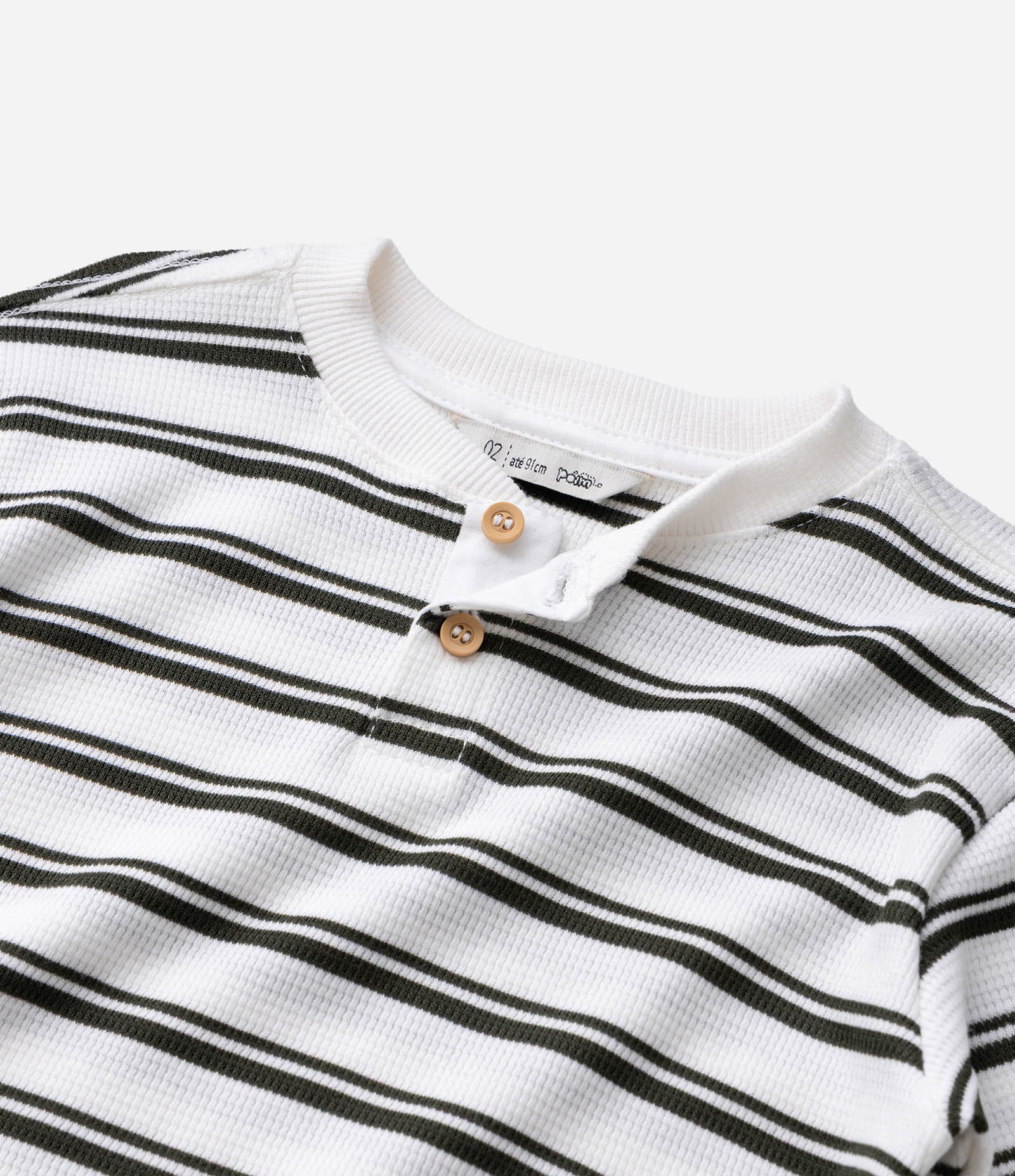 Camiseta Infantil Em Algodão Estampa Listrada - Tam 2 a 6 Anos Branco 7