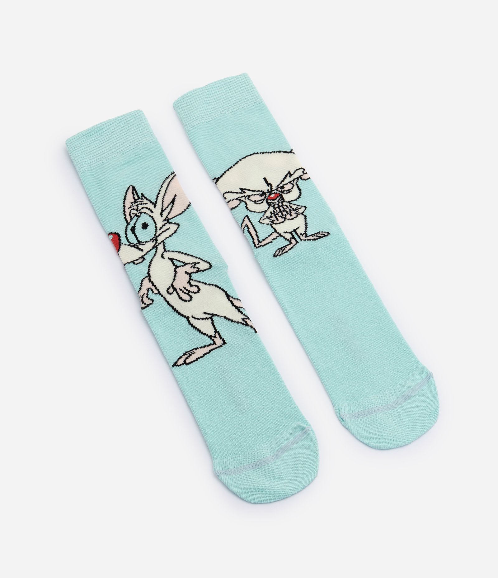 Meia Cano Longo em Algodão do Pinky e Cérebro Azul 4