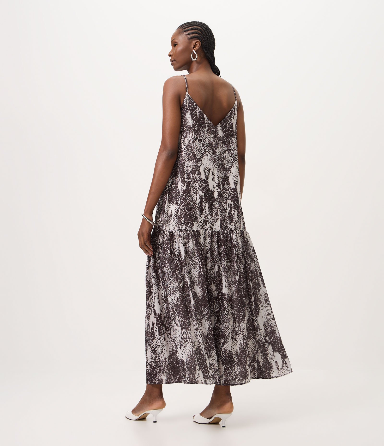Vestido Midi em Chiffon com Estampa Animal Print Multicores 4