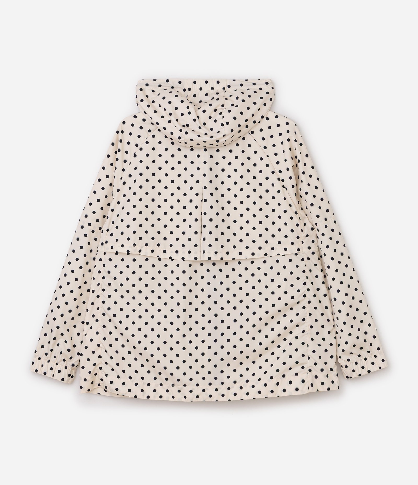 Jaqueta Esportiva Dry Corta-Vento com Capuz e Poá Curve & Plus Size Bege 7