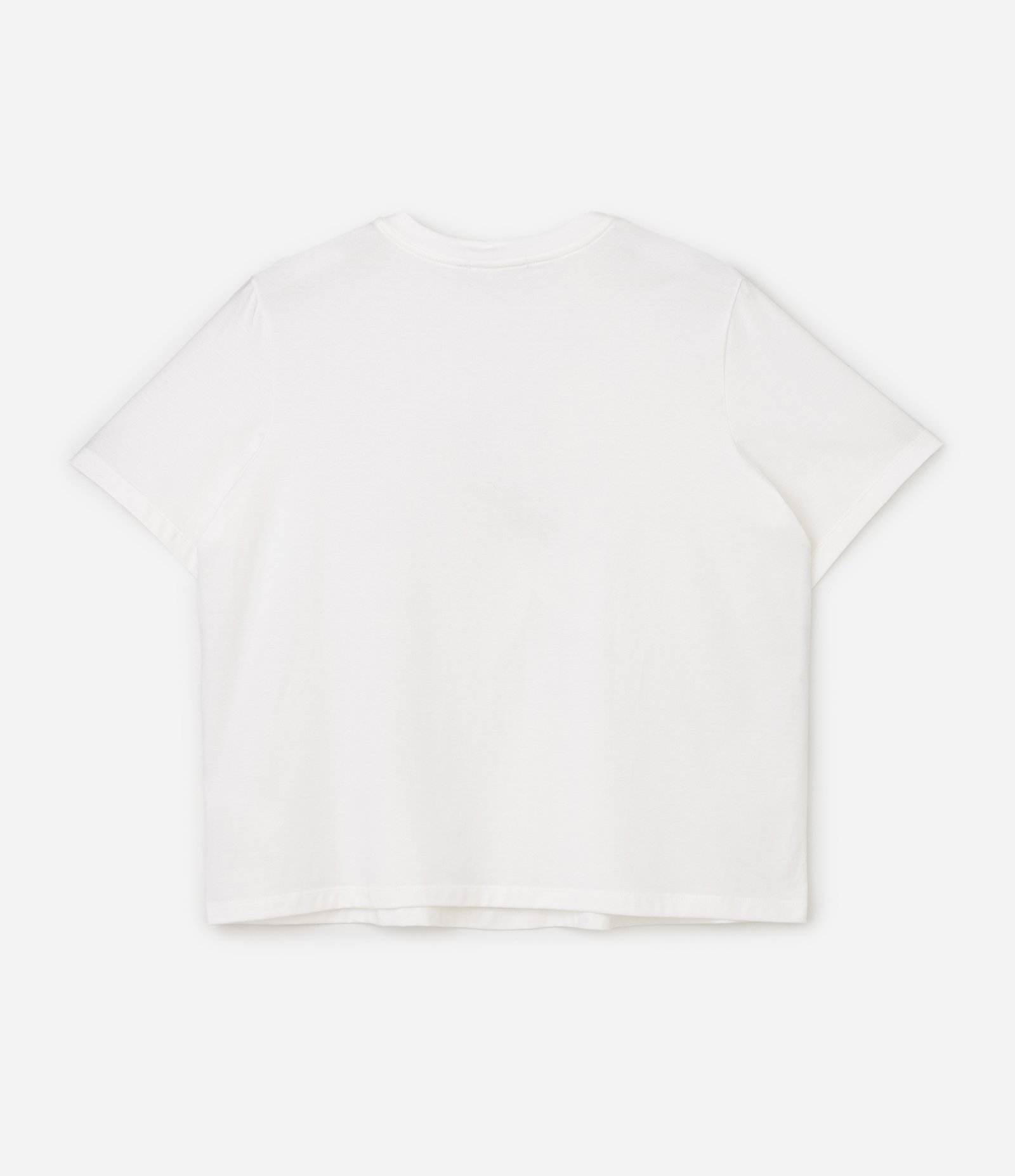 Blusa Regular em Algodão Flor Aquarelada Curve & Plus Size Branco 6