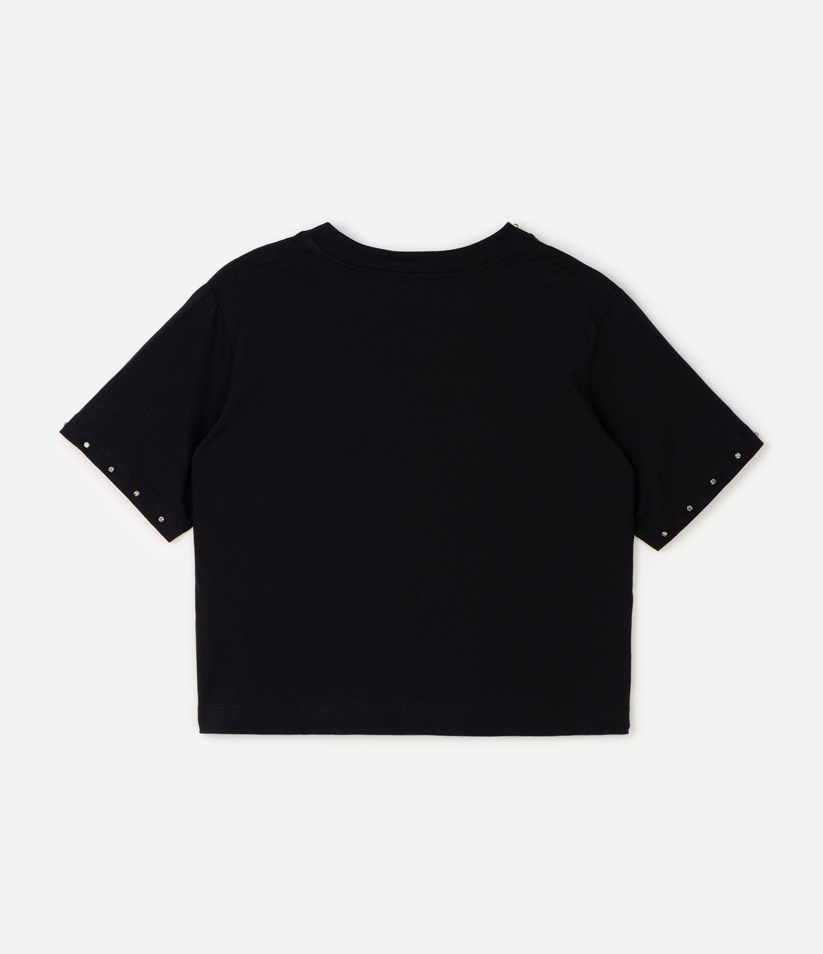 Blusa Boxy em Algodão com Pedrarias Curve & Plus Size Preto 2