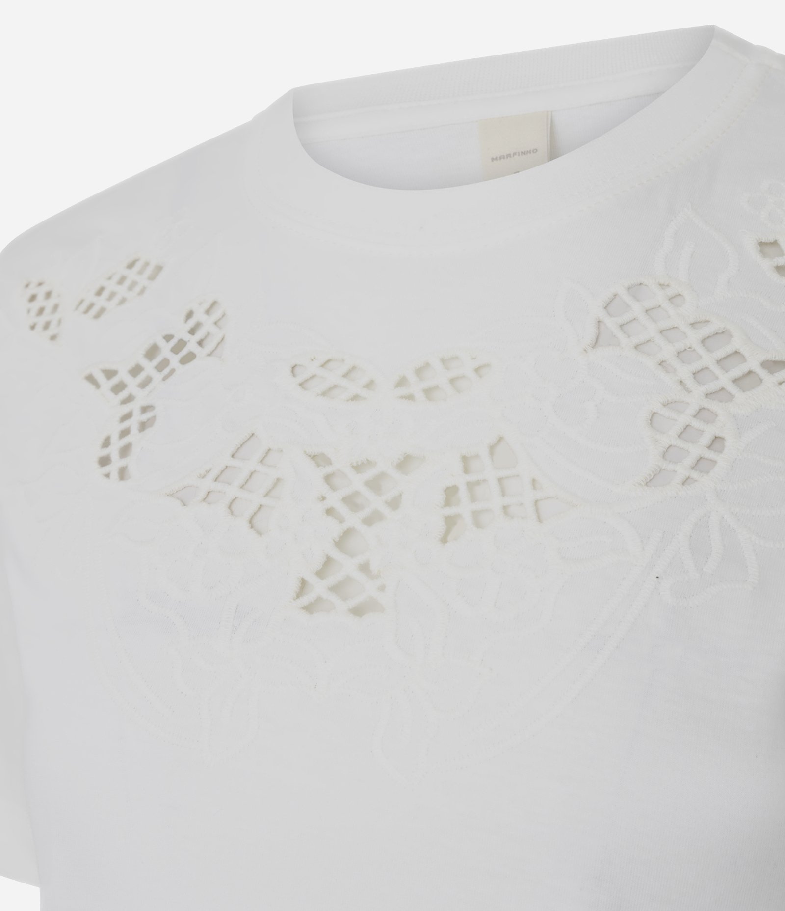 Blusa em Algodão com Bordado Richelieu Branco 6