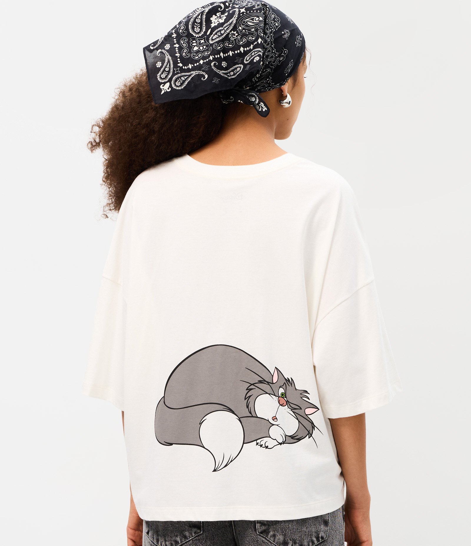 Camiseta com Estampa Disney Tata & Jaq em Algodão Branco 4