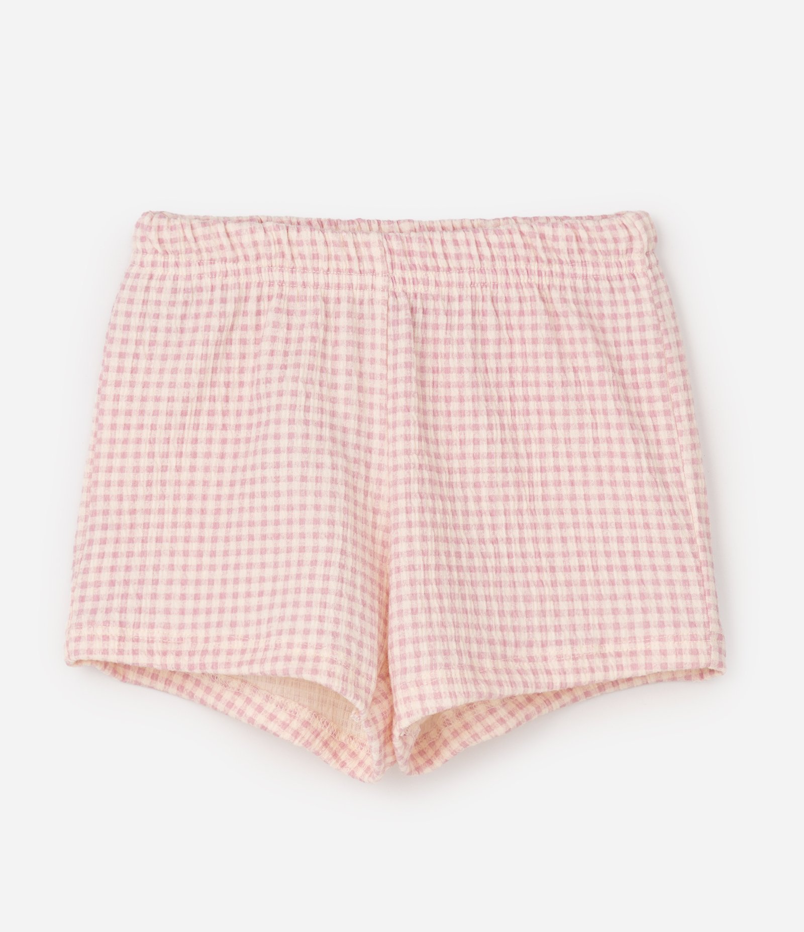 Conjunto Infantil Xadrez com Lacinhos - Tam 0 a 18 Meses Rosa 8
