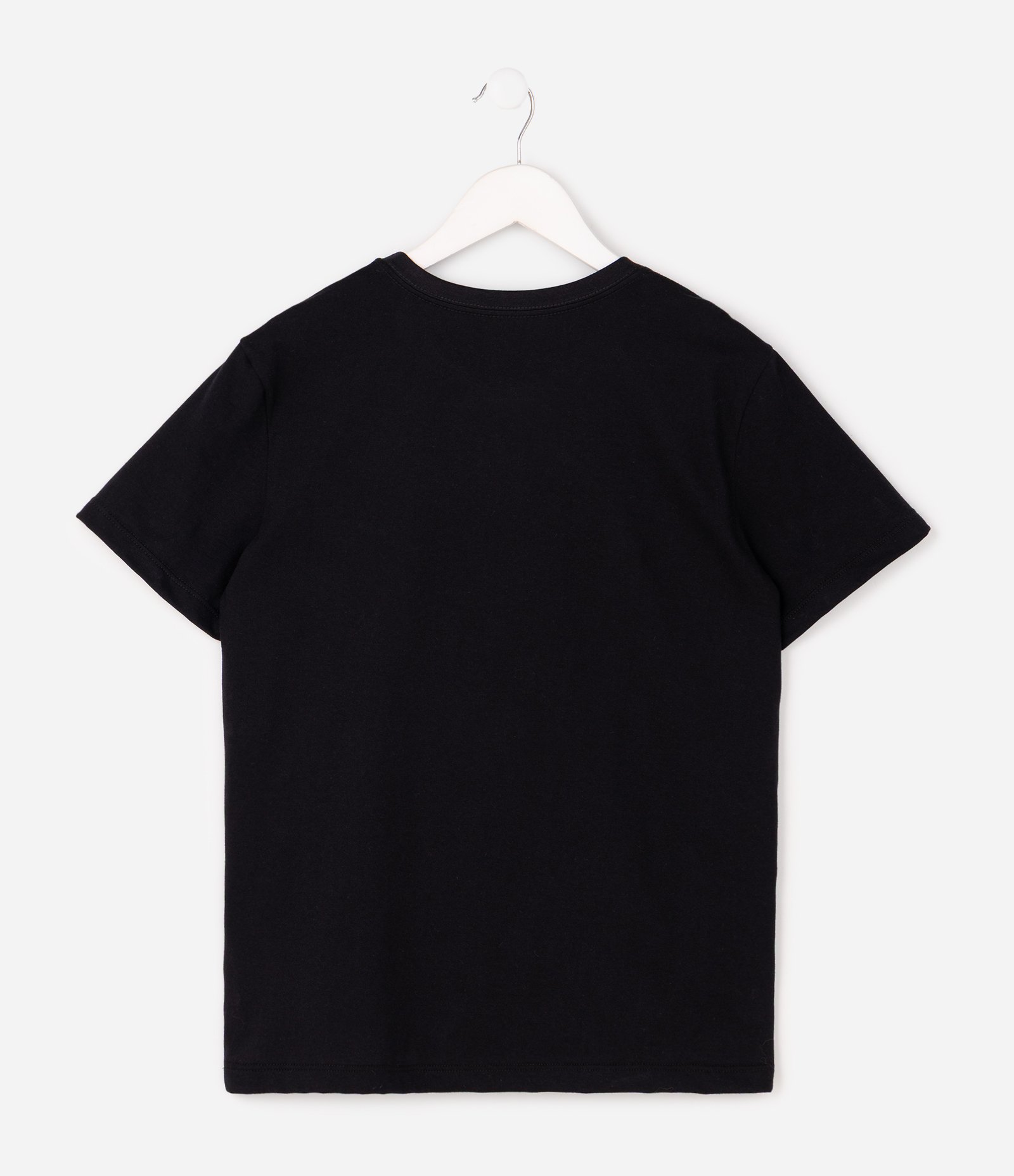 Camiseta Infantil em Algodão Fone On Line com Estampa Frontal - Tam 1 a 16 Anos Preto 3