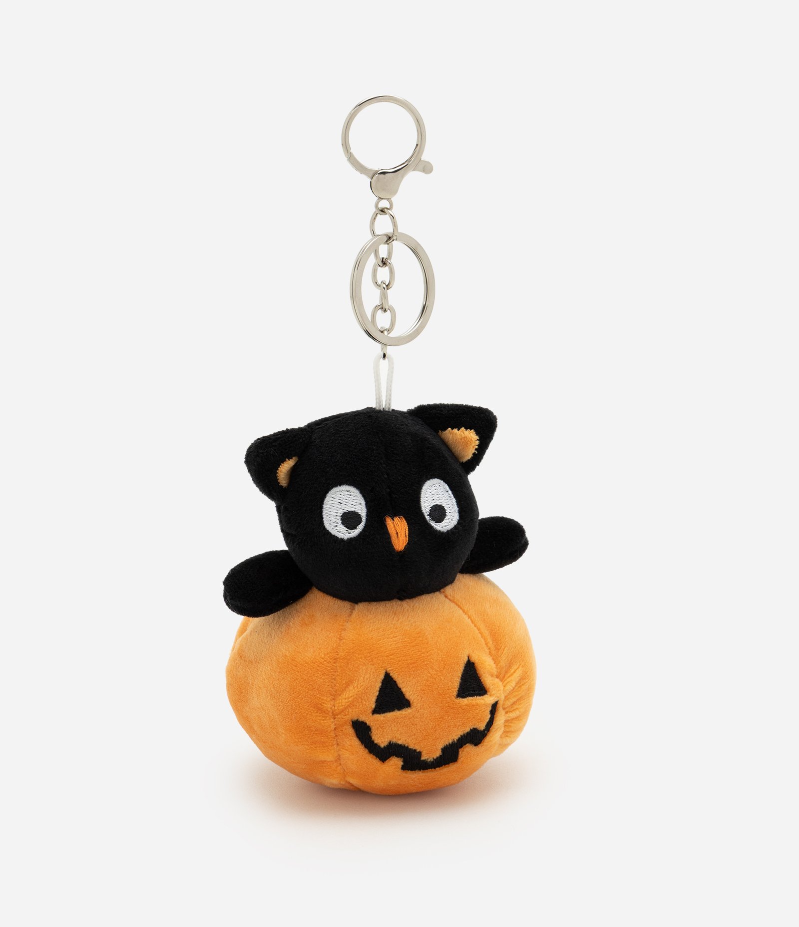 Chaveiro Infantil Gatinho na Abóbora Halloween - Tam Único Laranja 1