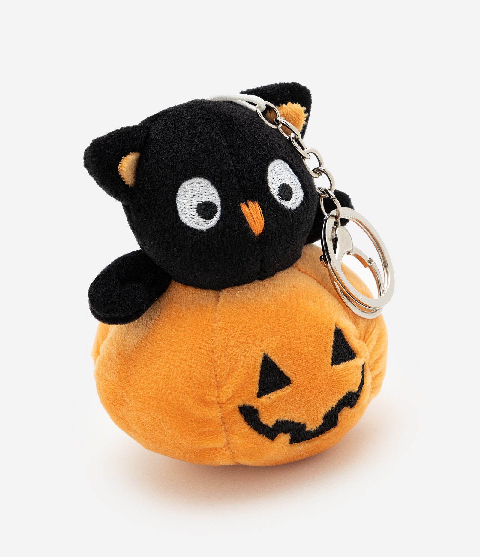 Chaveiro Infantil Gatinho na Abóbora Halloween - Tam Único Laranja 3