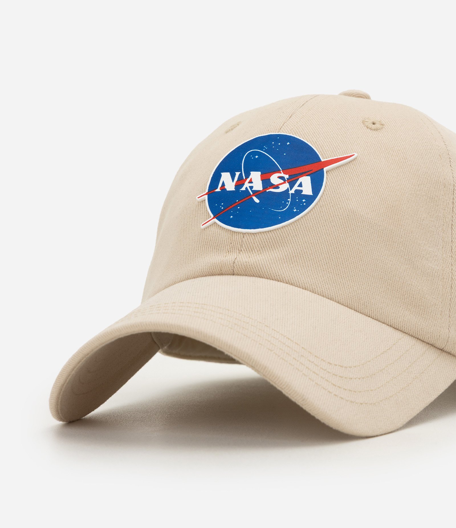 Boné em Algodão NASA Ajustável Bege 6